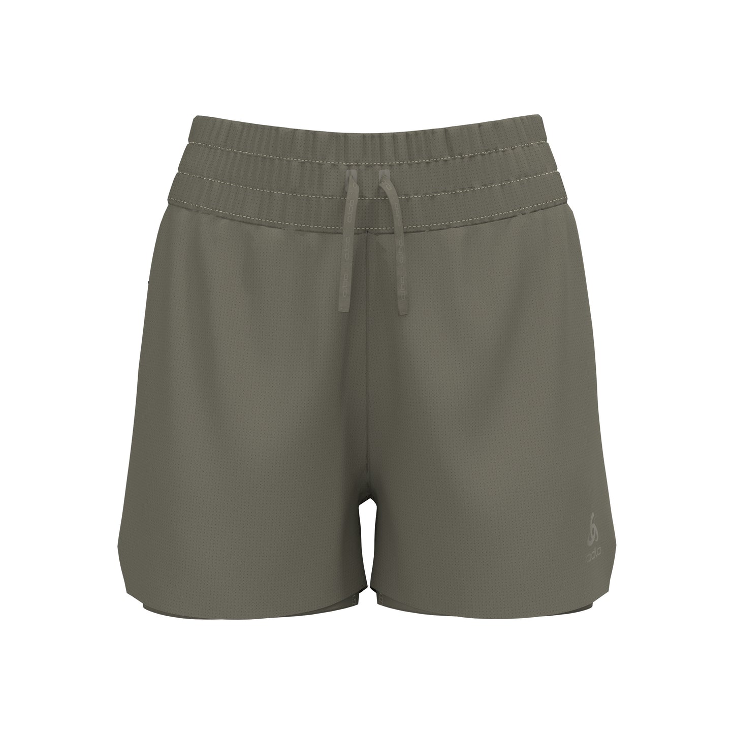 Odlo Zeroweight 3in 2in1 Running Shorts Women-Khaki