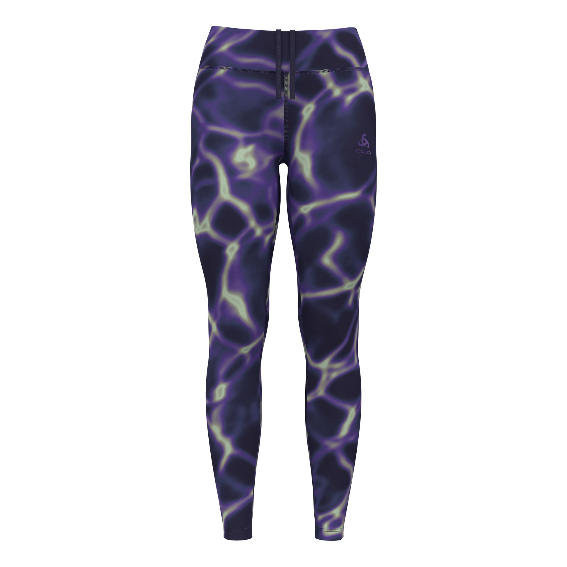 Odlo Zeroweight Print Running Tights Women-Violet