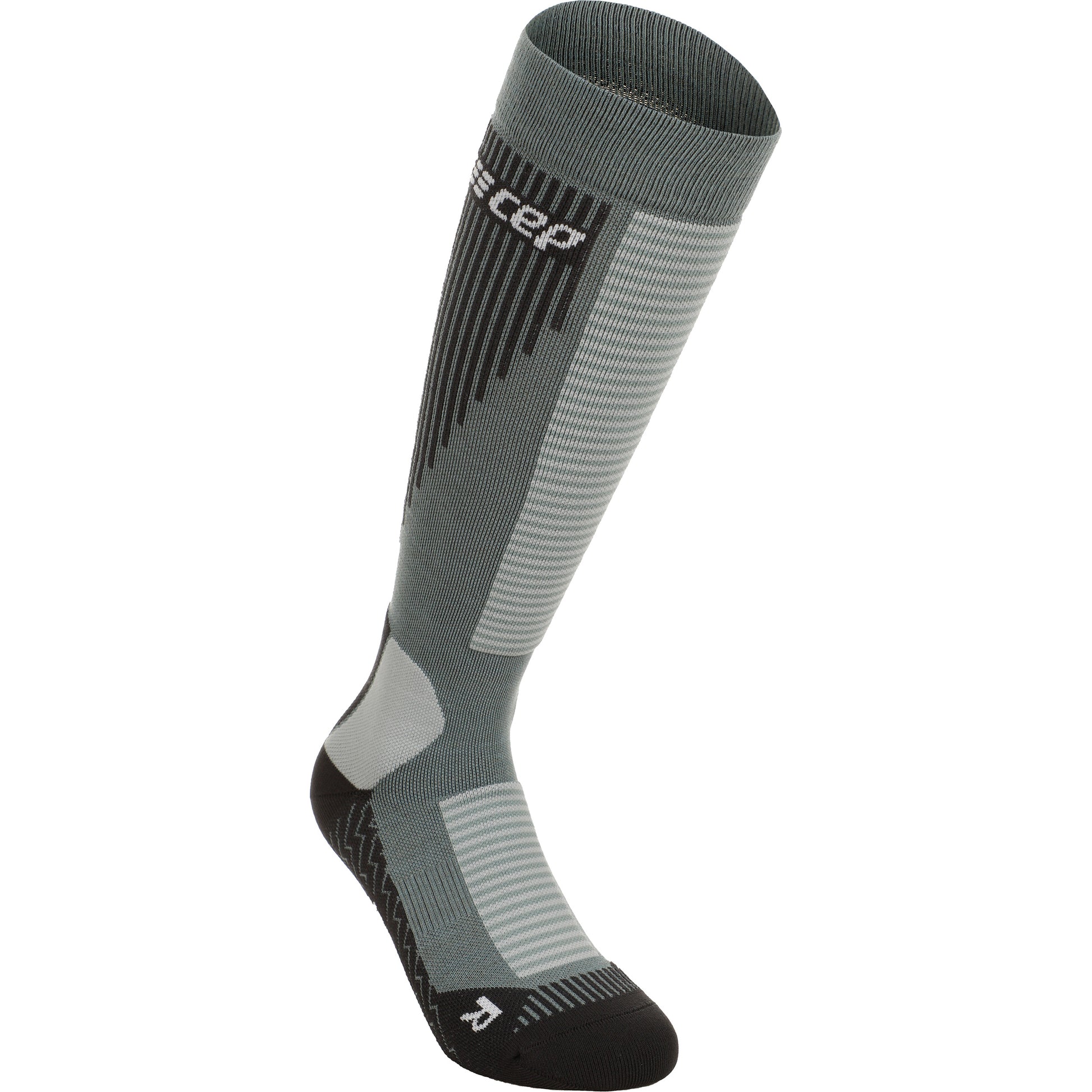CEP Cold Weather Tall V2 Compression Socks Men-Blue,Grey