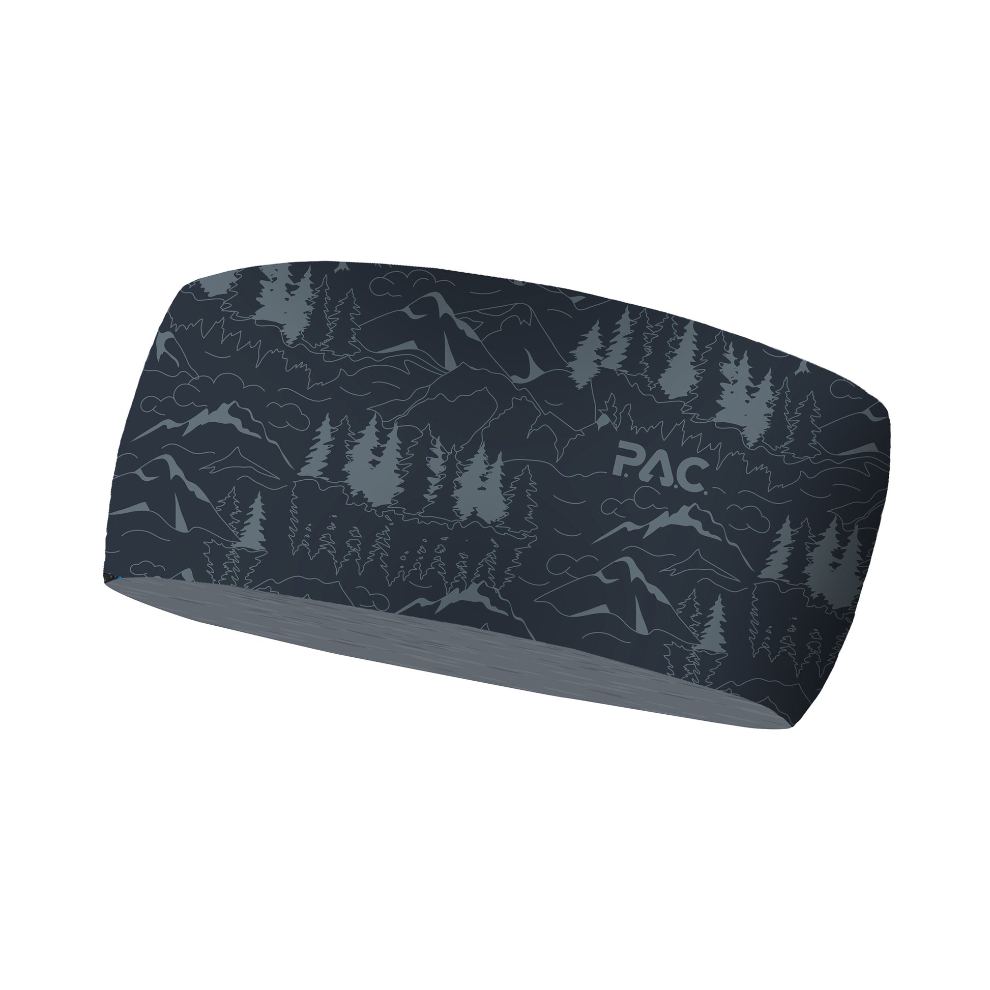 P.A.C. Seamless Headband Unisex - dark blue, grey