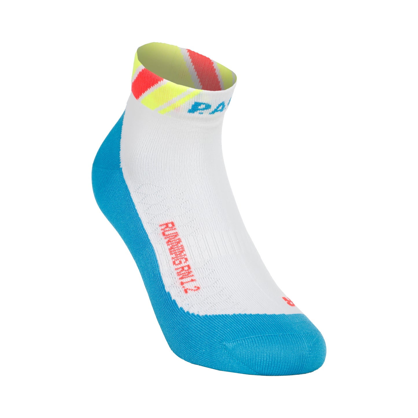 P.A.C. RN 1.2 Reflective Ultralight Speed Running Socks Women-White,Blue