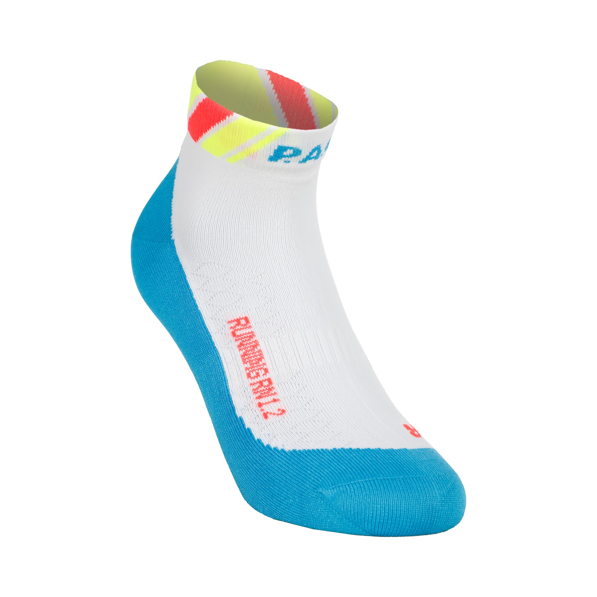 P.A.C. RN 1.2 Reflective Ultralight Speed Running Socks Women-White,Blue