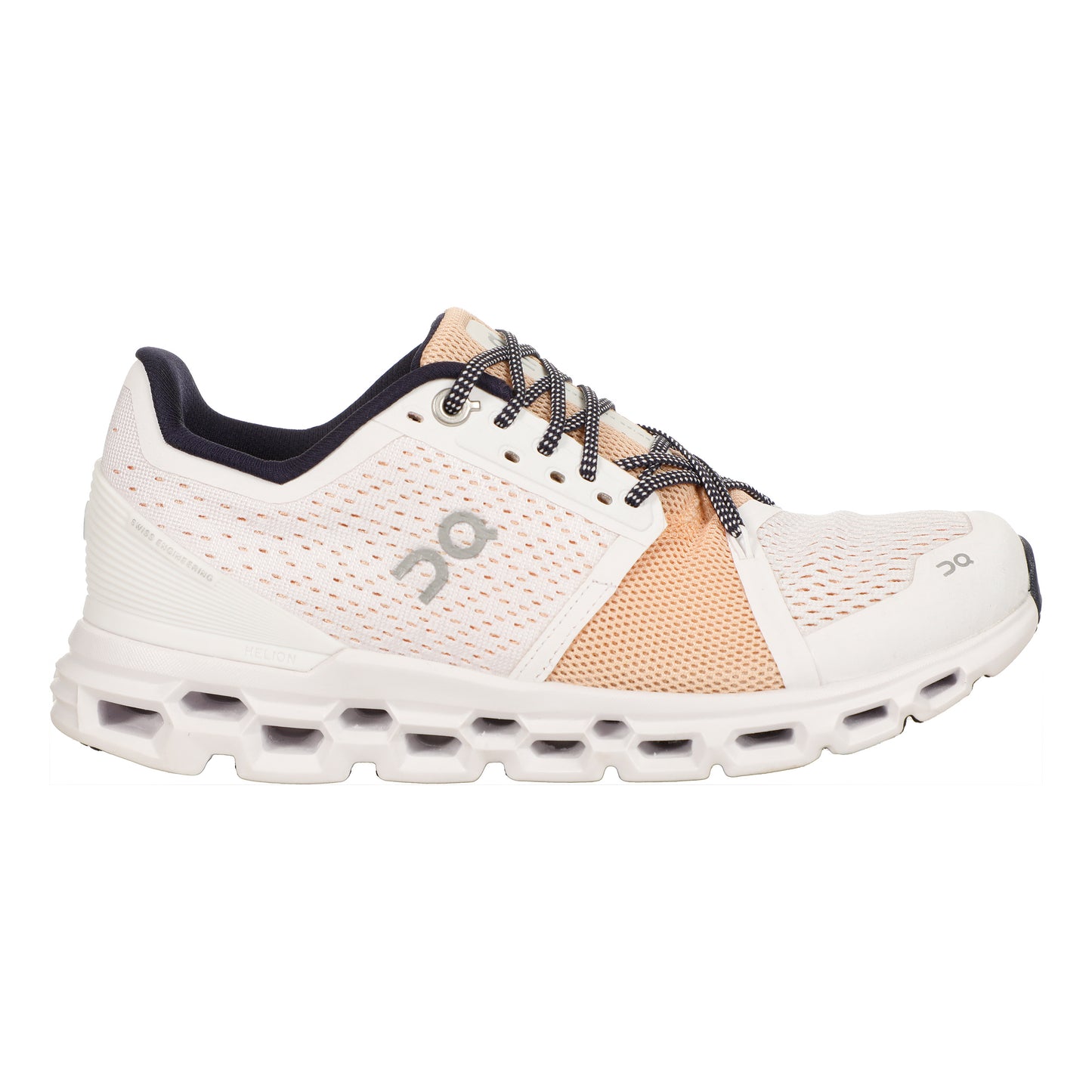 On Cloudstratus Neutral running shoe Women - white, beige