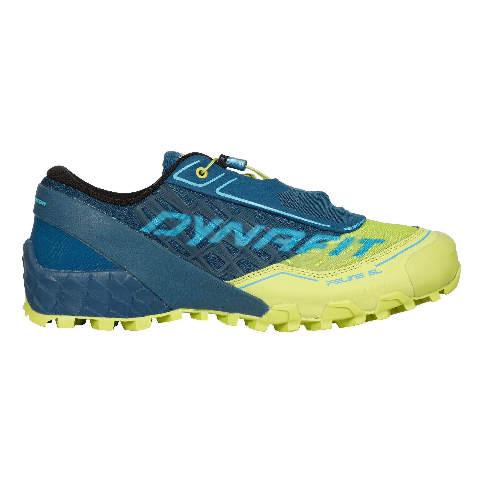 Dynafit Feline SL Trail Running Shoe Men-Dark Blue,Neon Green