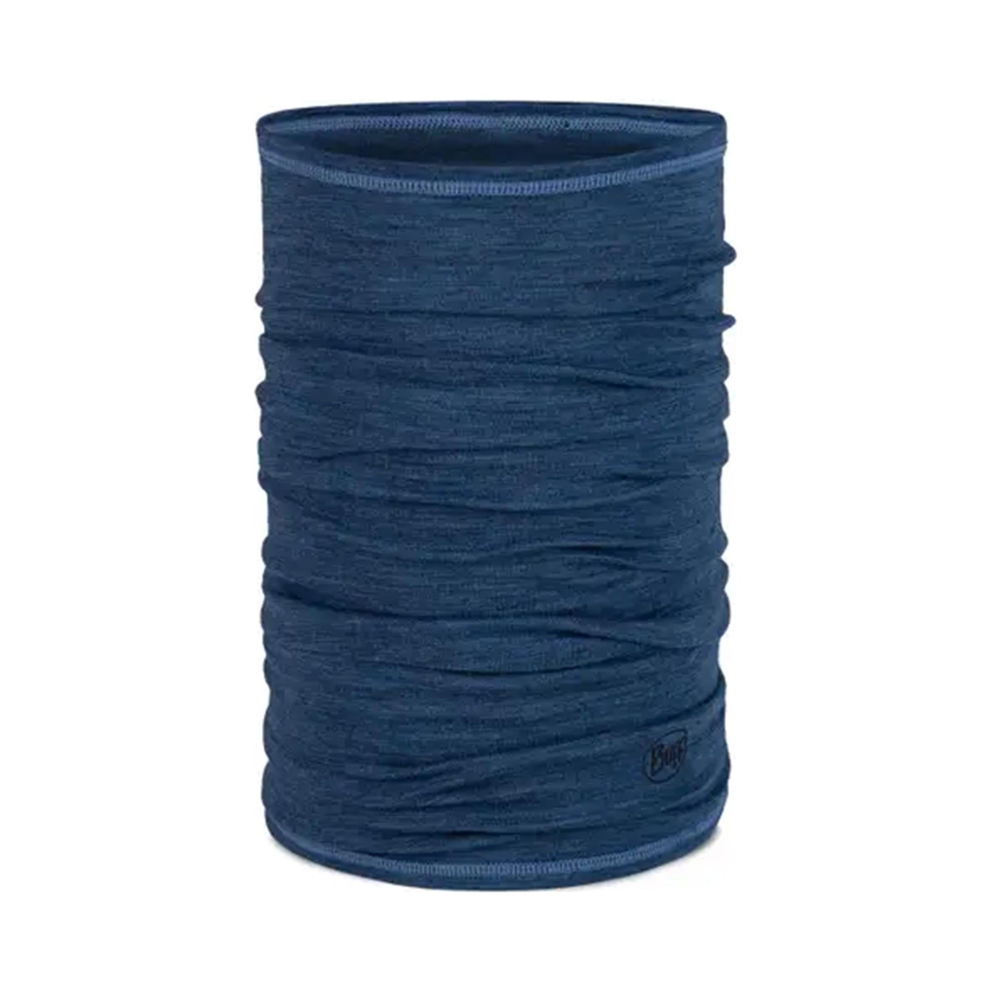 Buff Merino Lightweight Tube Scarf-Grey