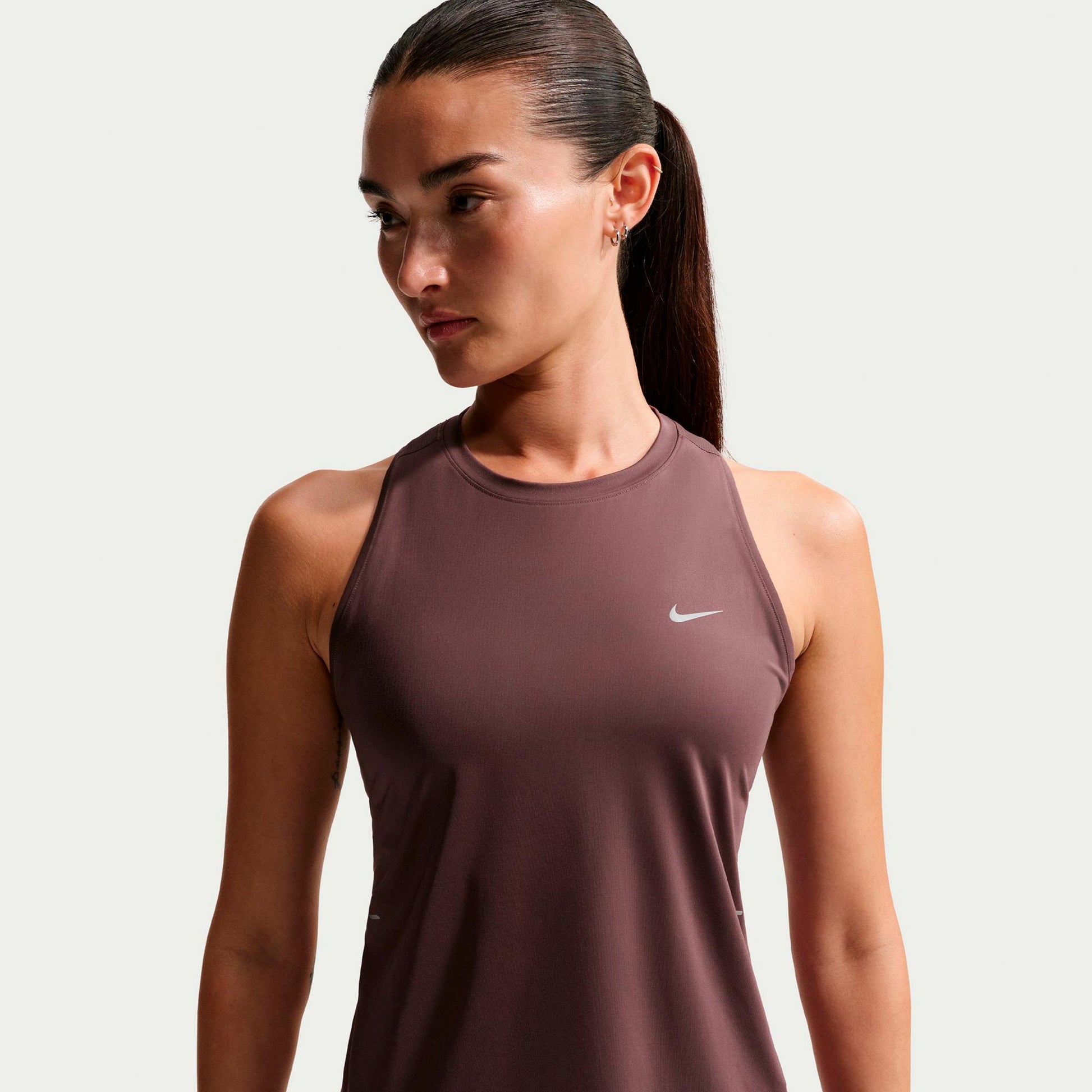 Nike Swift Running top Women - mauve, silver