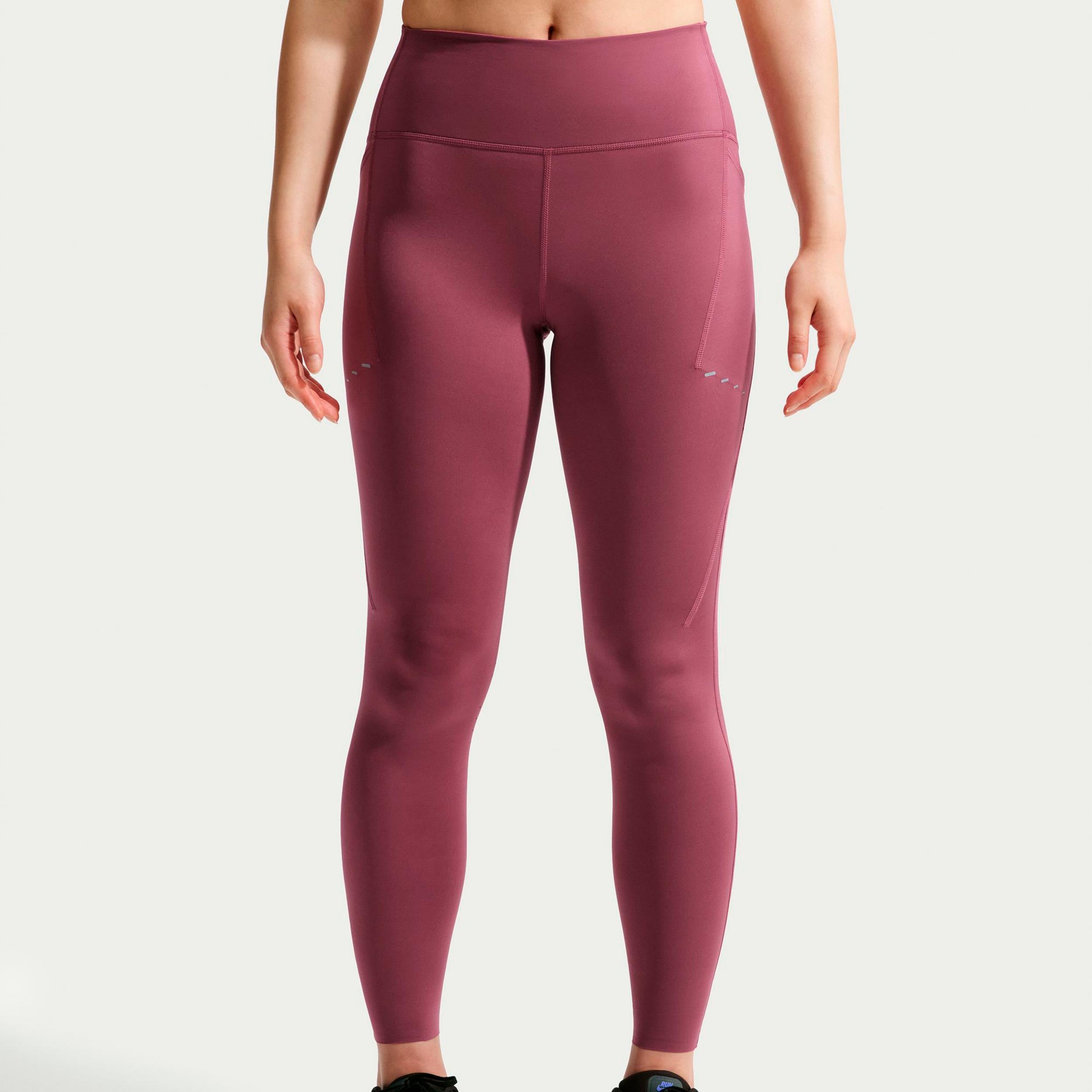 Nike Swift  Running tights Women - mauve, silver