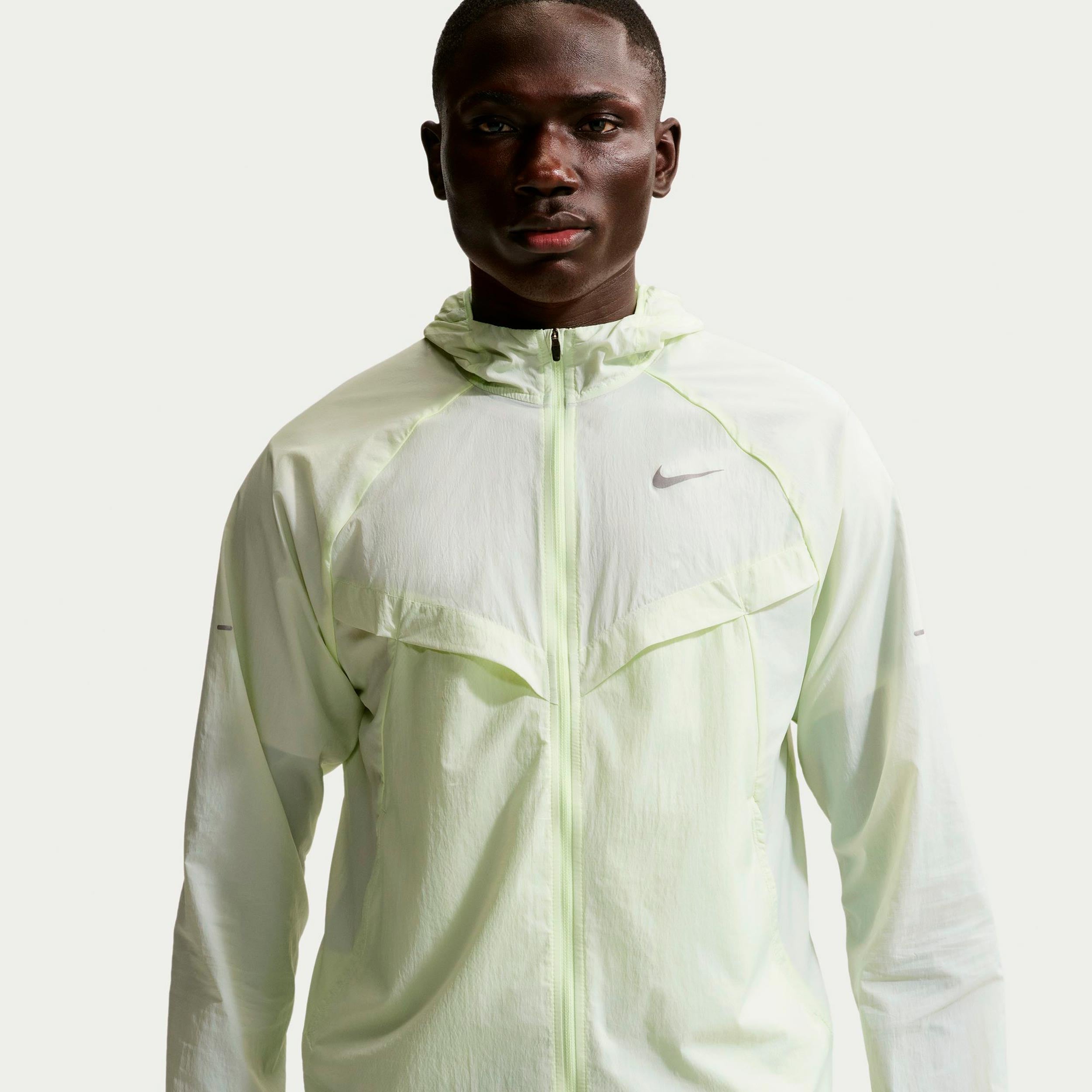 Nike Stride Running jacket Men - yellow, silver