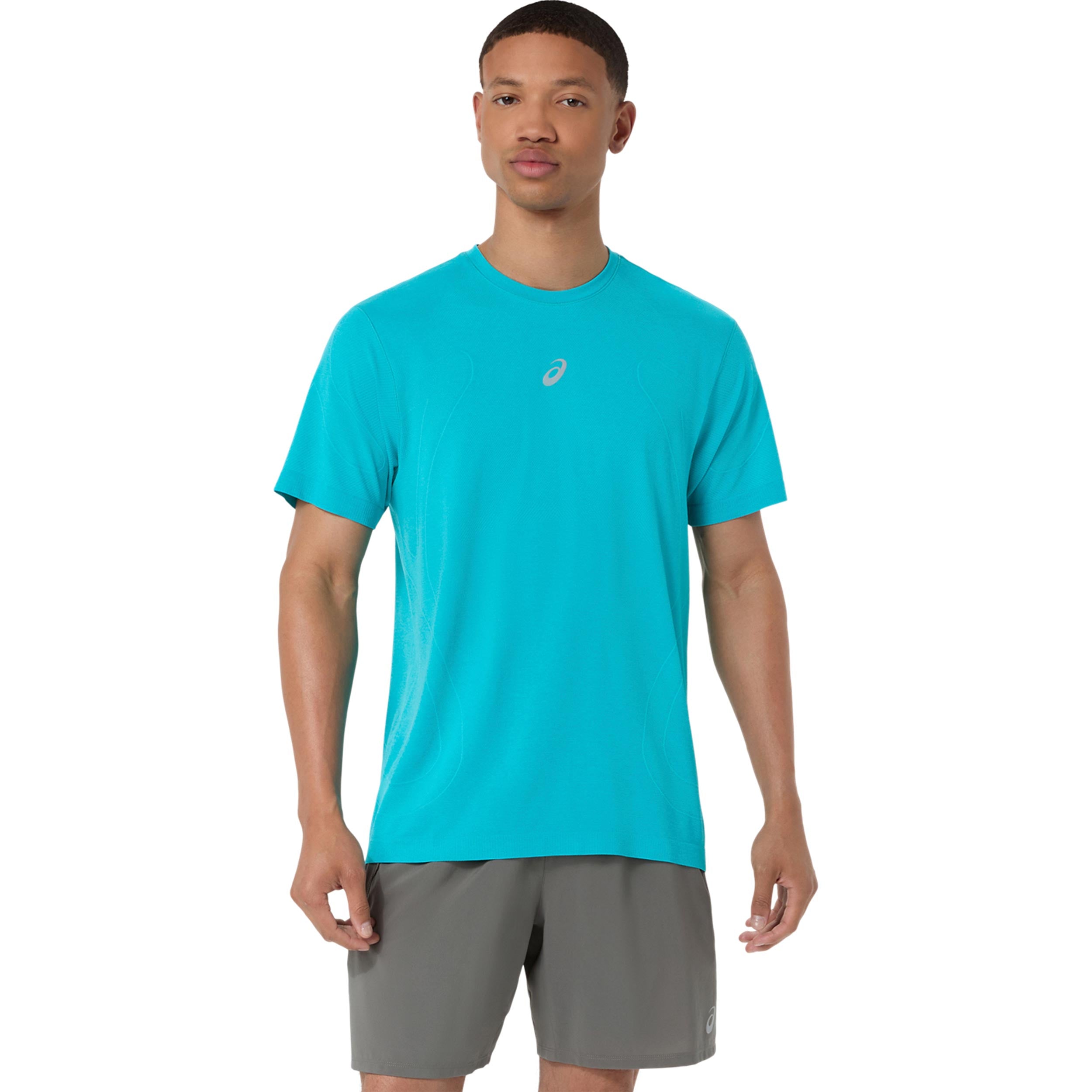 ASICS Road Seamless  Running shirt Men - turquoise