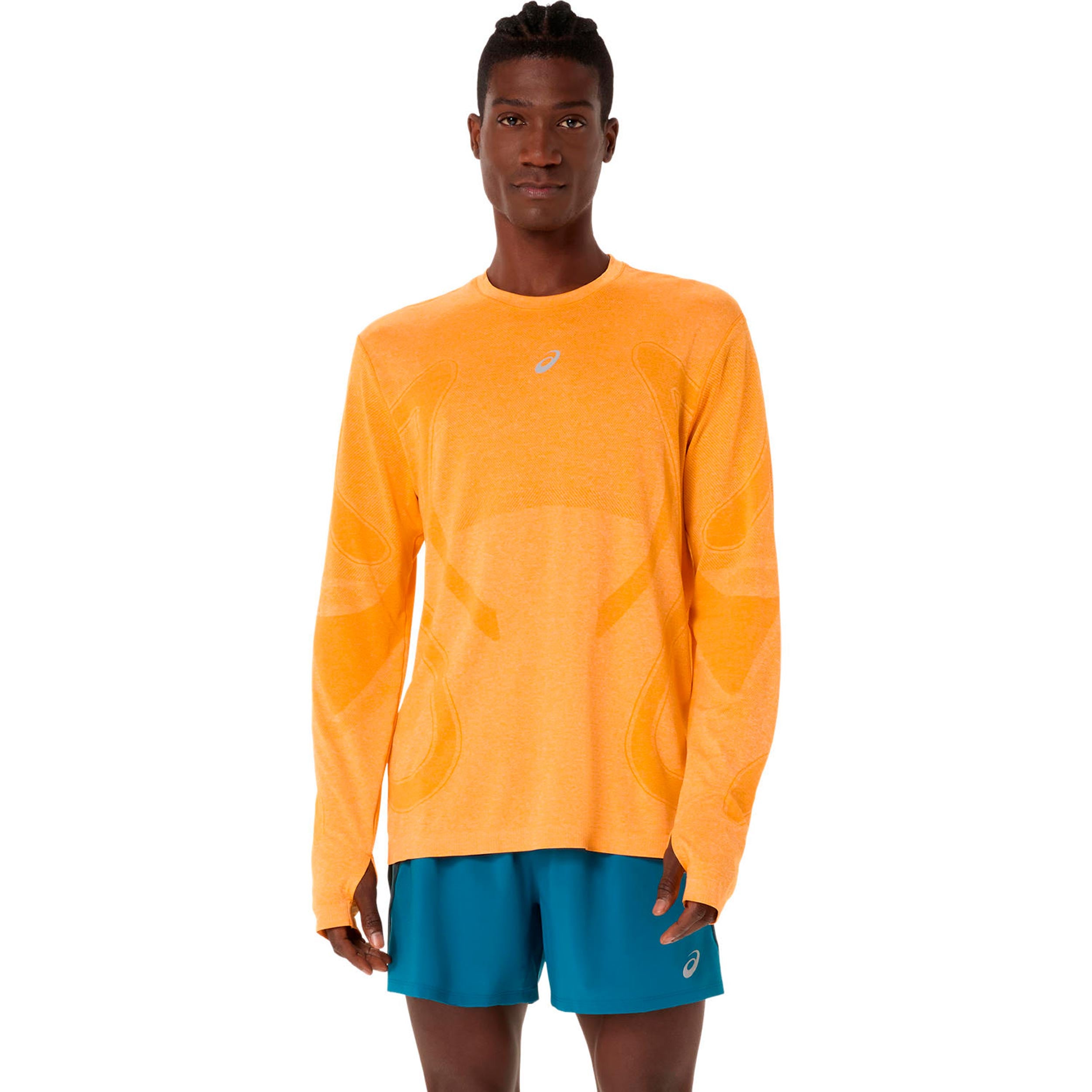 ASICS Road Seamless  Running shirt Men - yellow