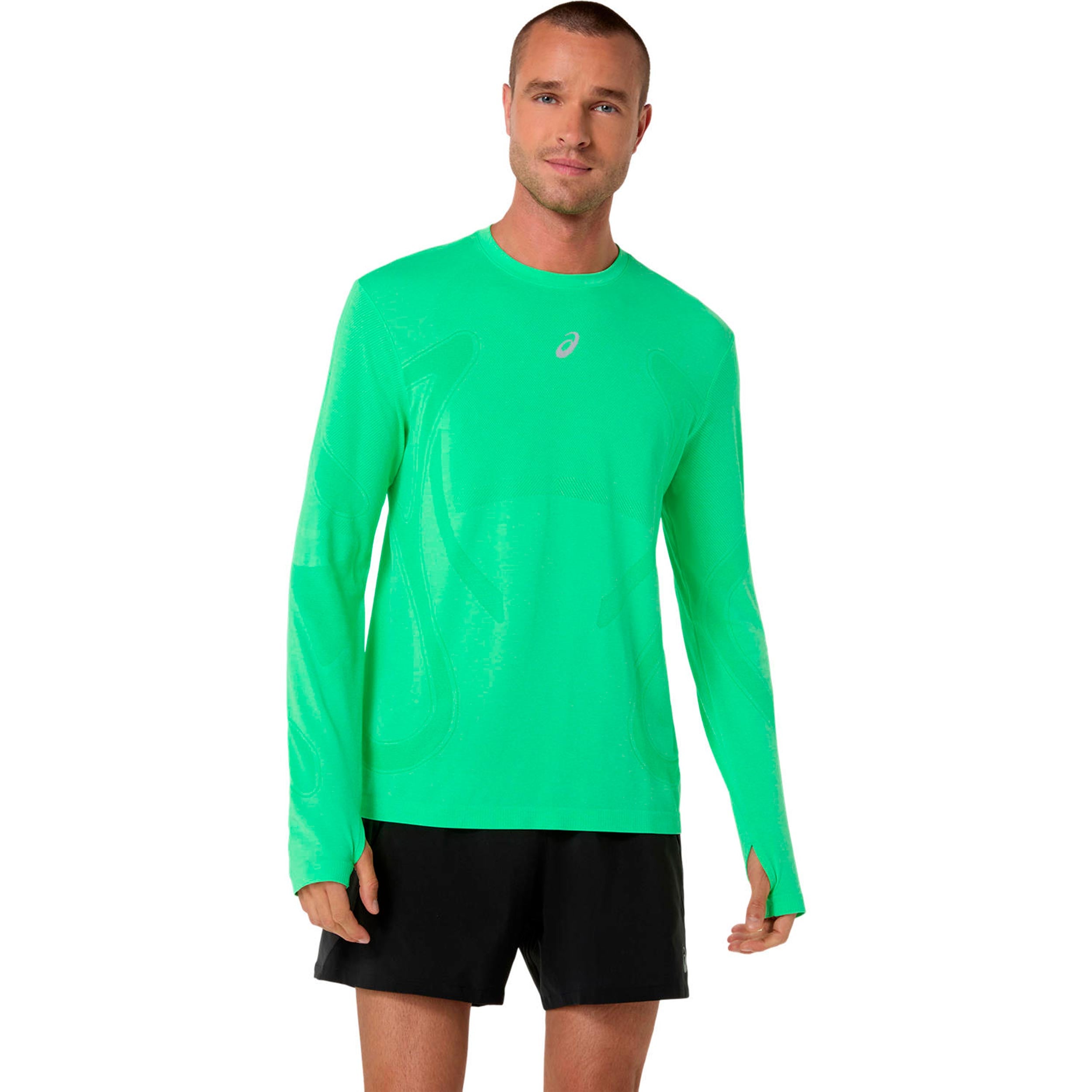 ASICS Road Seamless  Running shirt Men - green, green