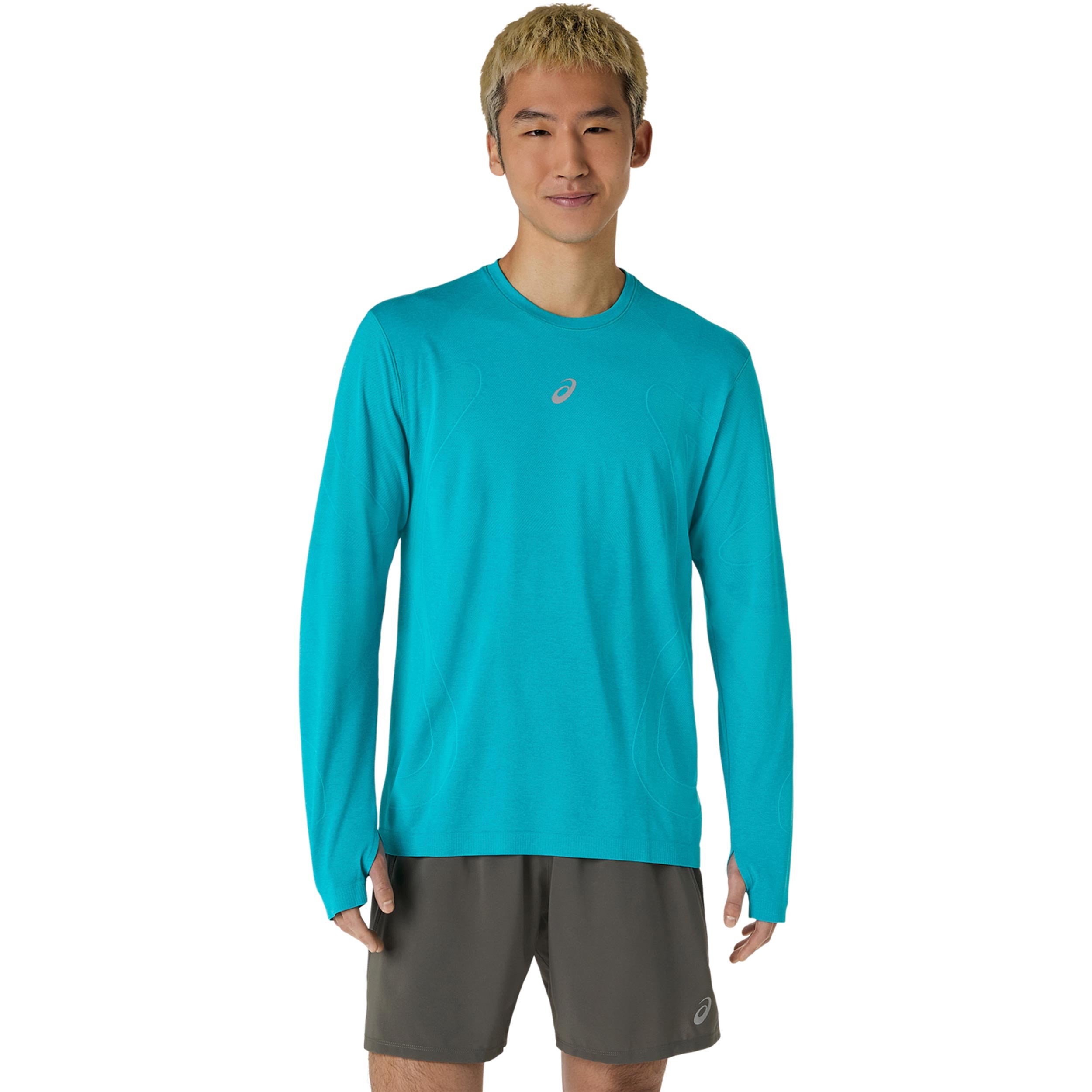 ASICS Road Seamless  Running shirt Men - turquoise