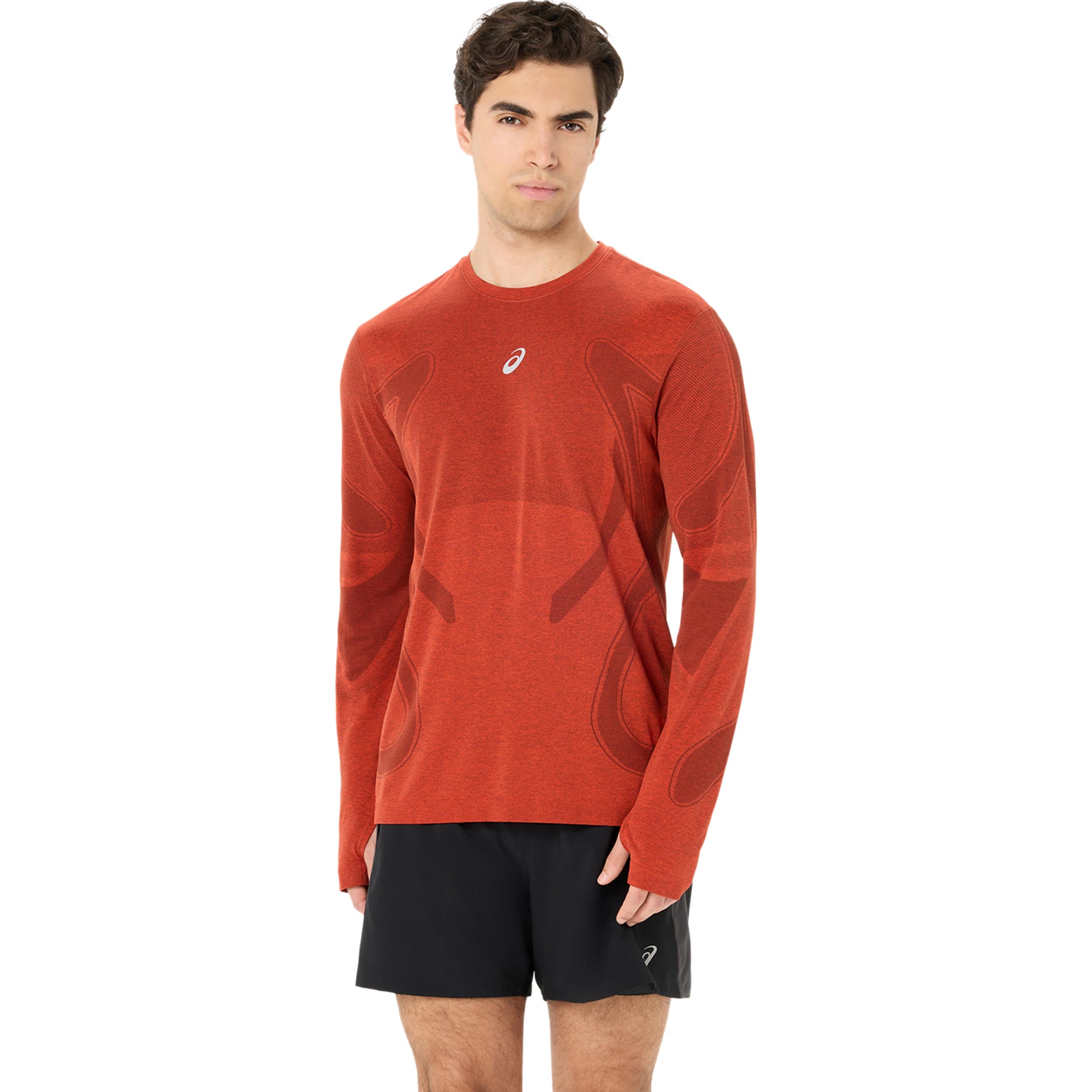 ASICS Road Seamless  Running shirt Men - dark red