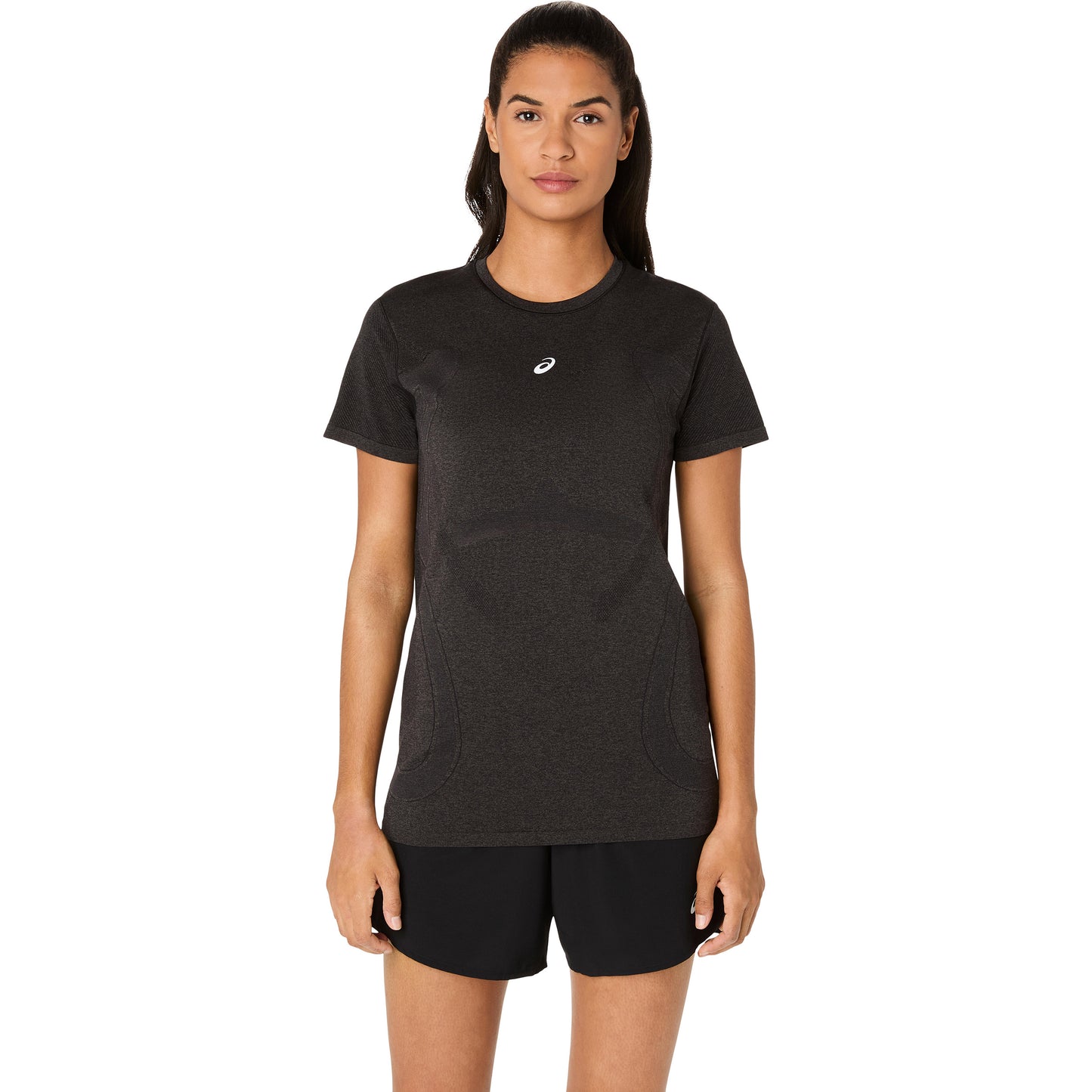 ASICS Road Seamless  Running shirt Women - black, dark grey