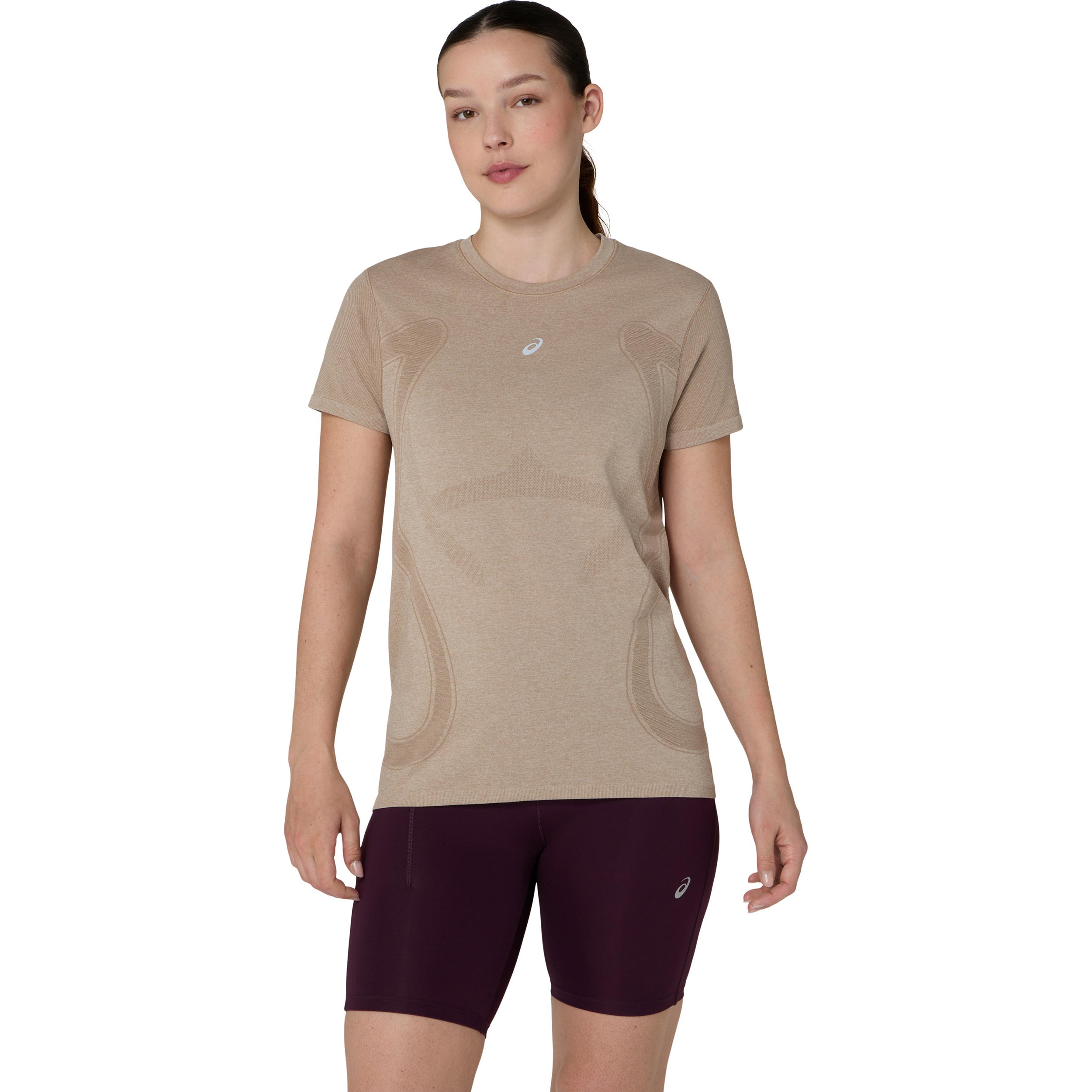 ASICS Road Seamless  Running shirt Women - beige