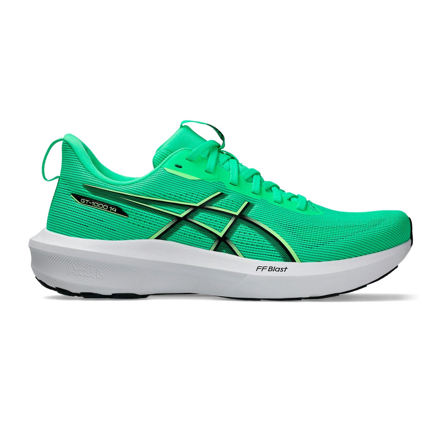 ASICS GT-1000 14 Stability running shoe Men-green, green