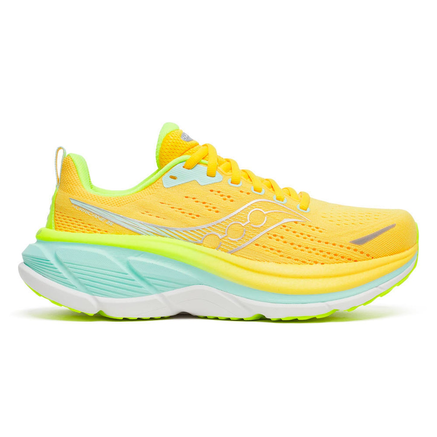 Saucony Hurricane 25 Stability running shoe Women-orange, yellow