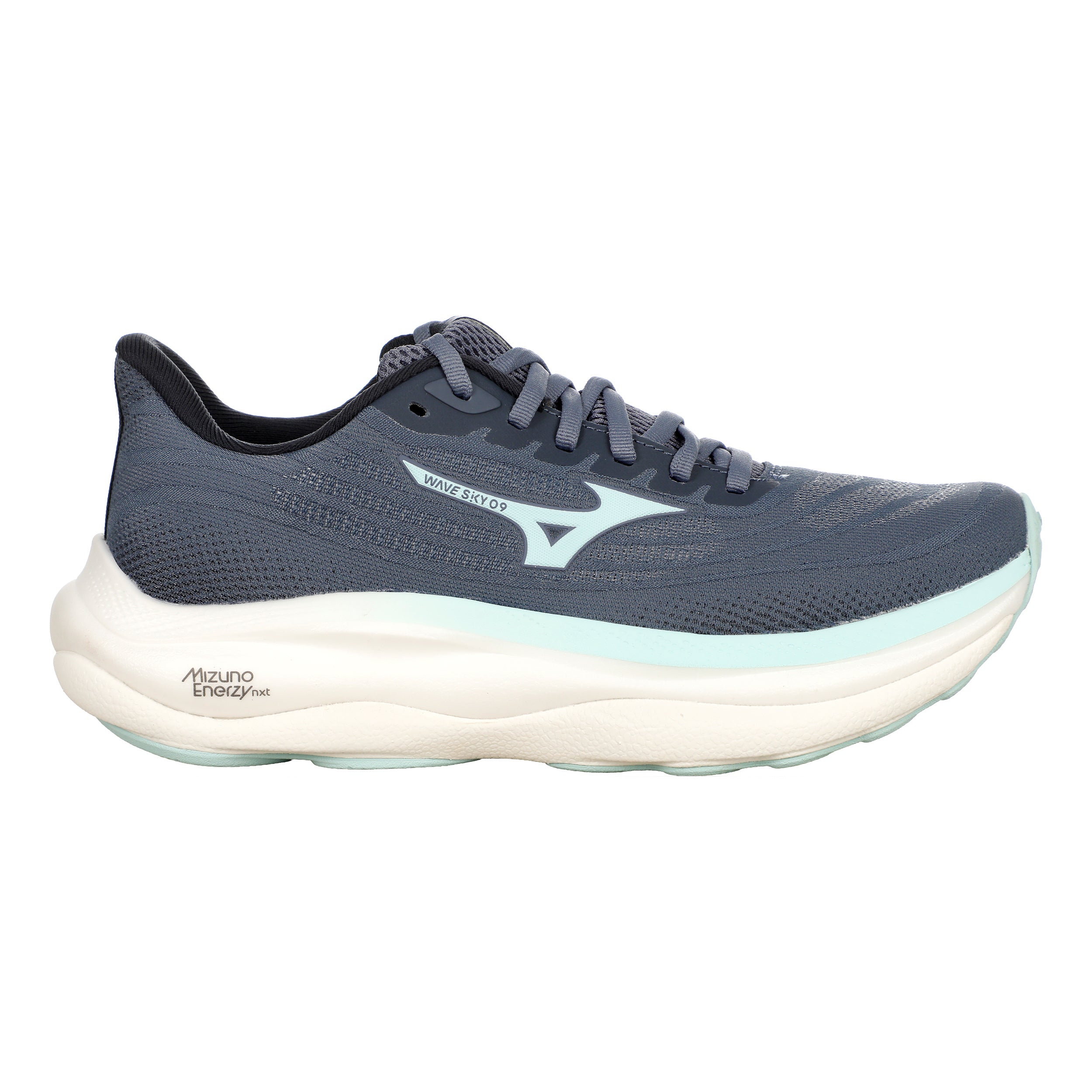 Mizuno Wave Sky 9  Neutral running shoe Women - blue grey, mint