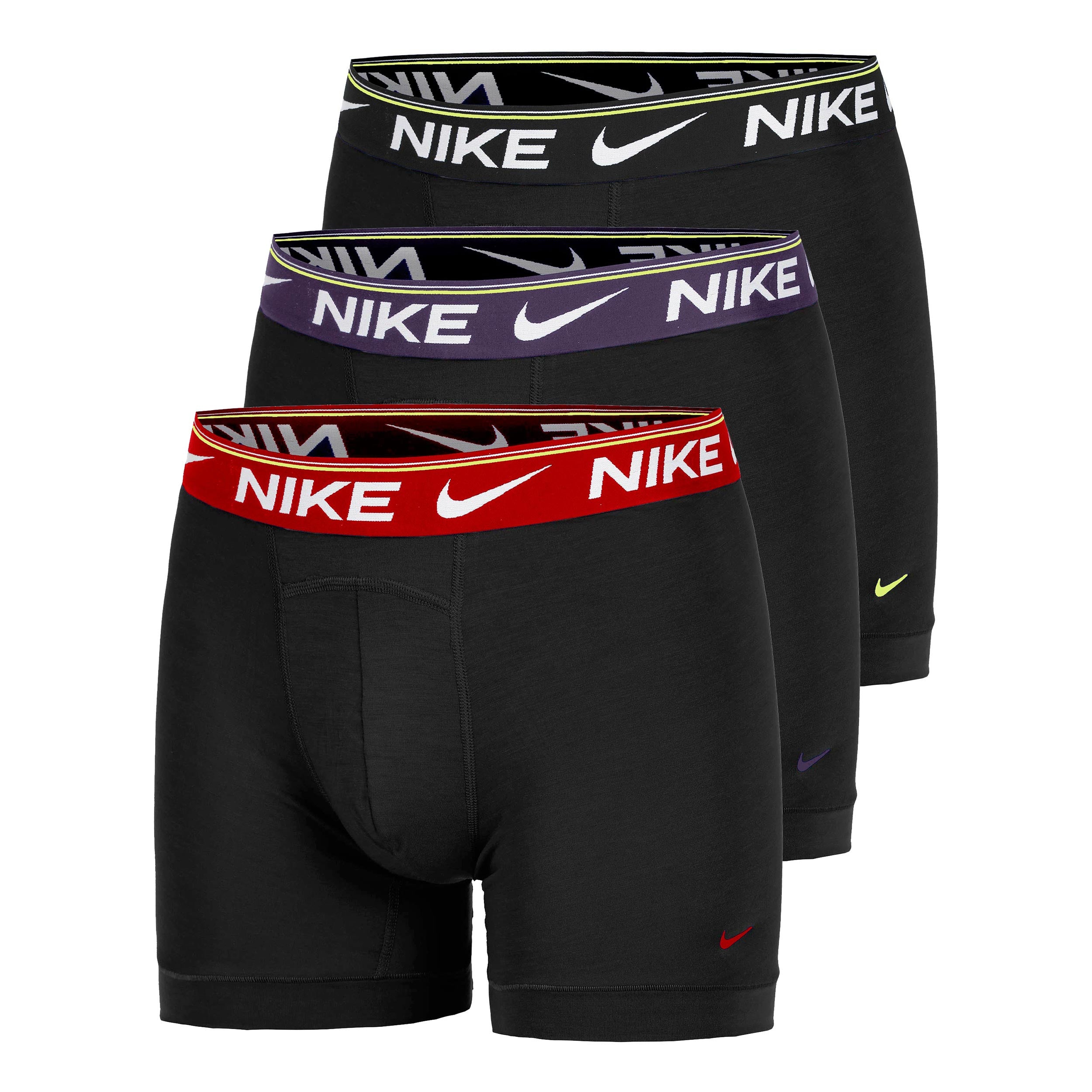 Nike Ultra Comfort Boxer shorts - 3 Pack Men-black, red