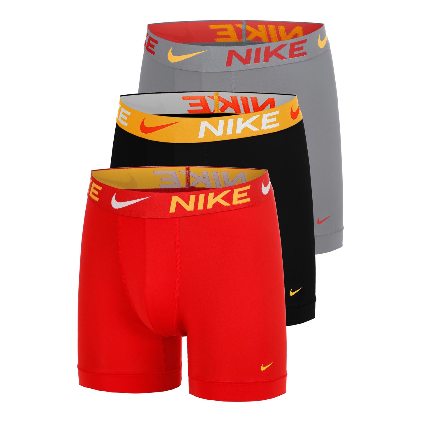 Nike Essential Micro Boxer shorts - 3 Pack Men-red, grey