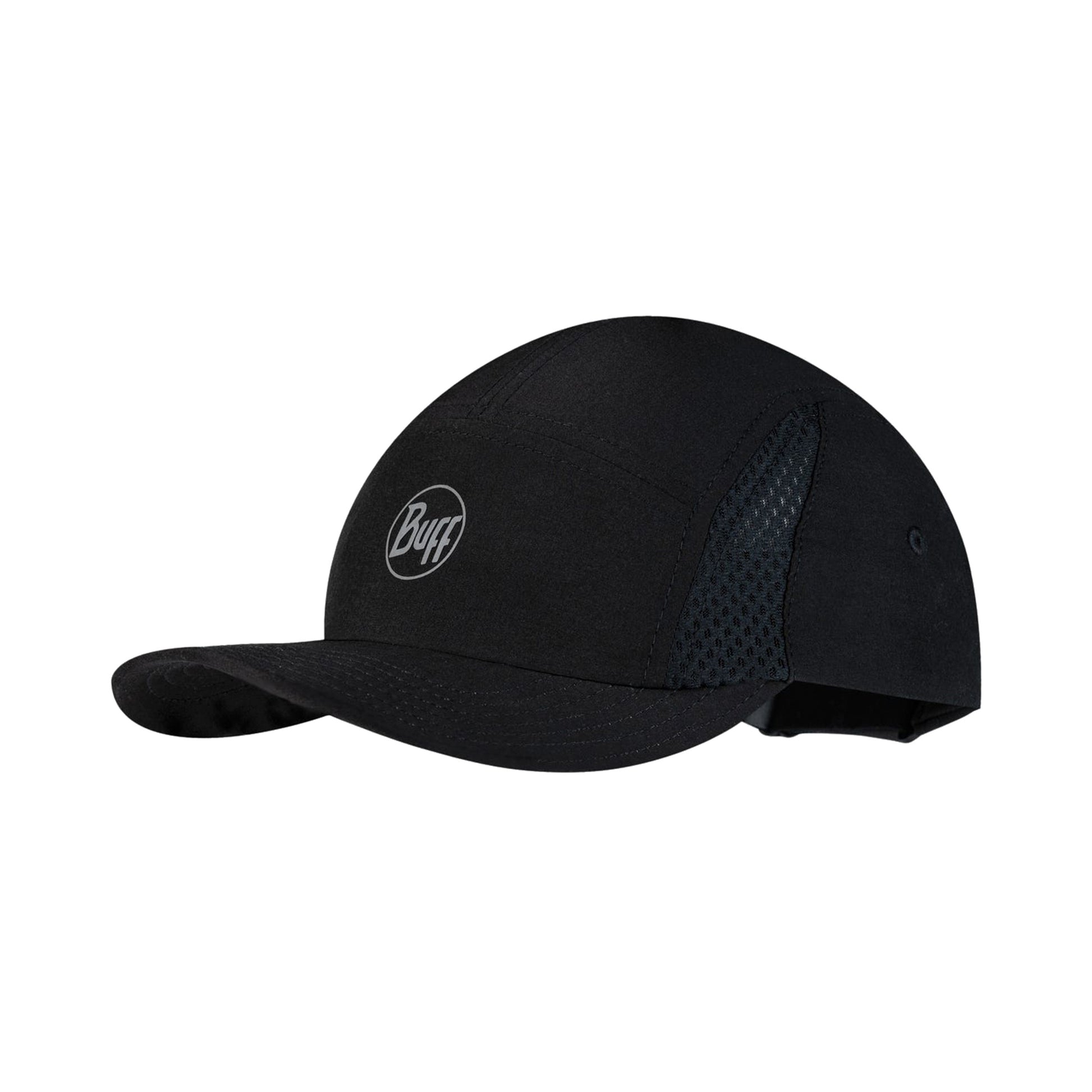 Buff 5 Panel Go Cap Unisex-black
