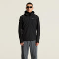 SubZ Light Zip Hoodie Men - black