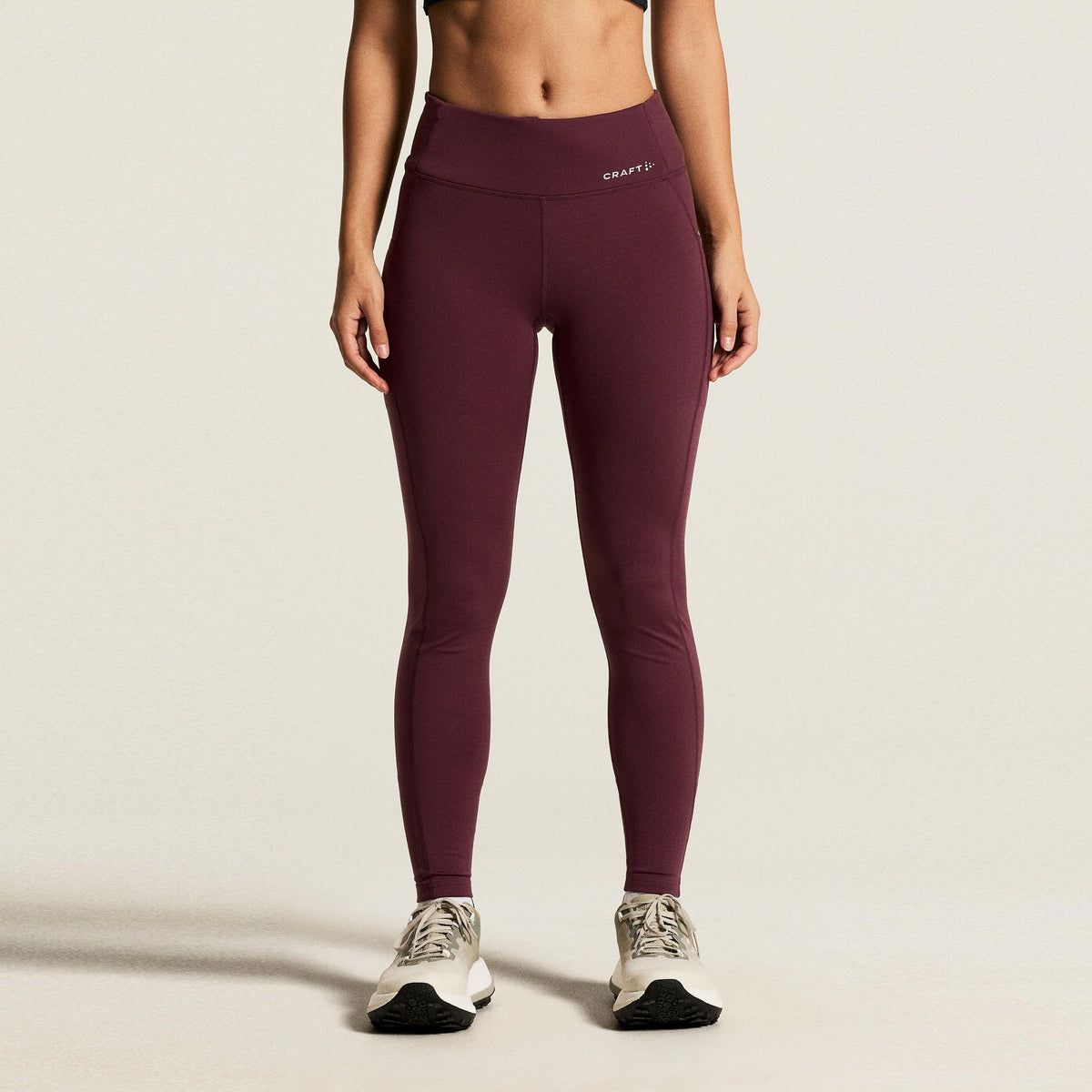 Craft ADV Essence Warm Running tights Women - red