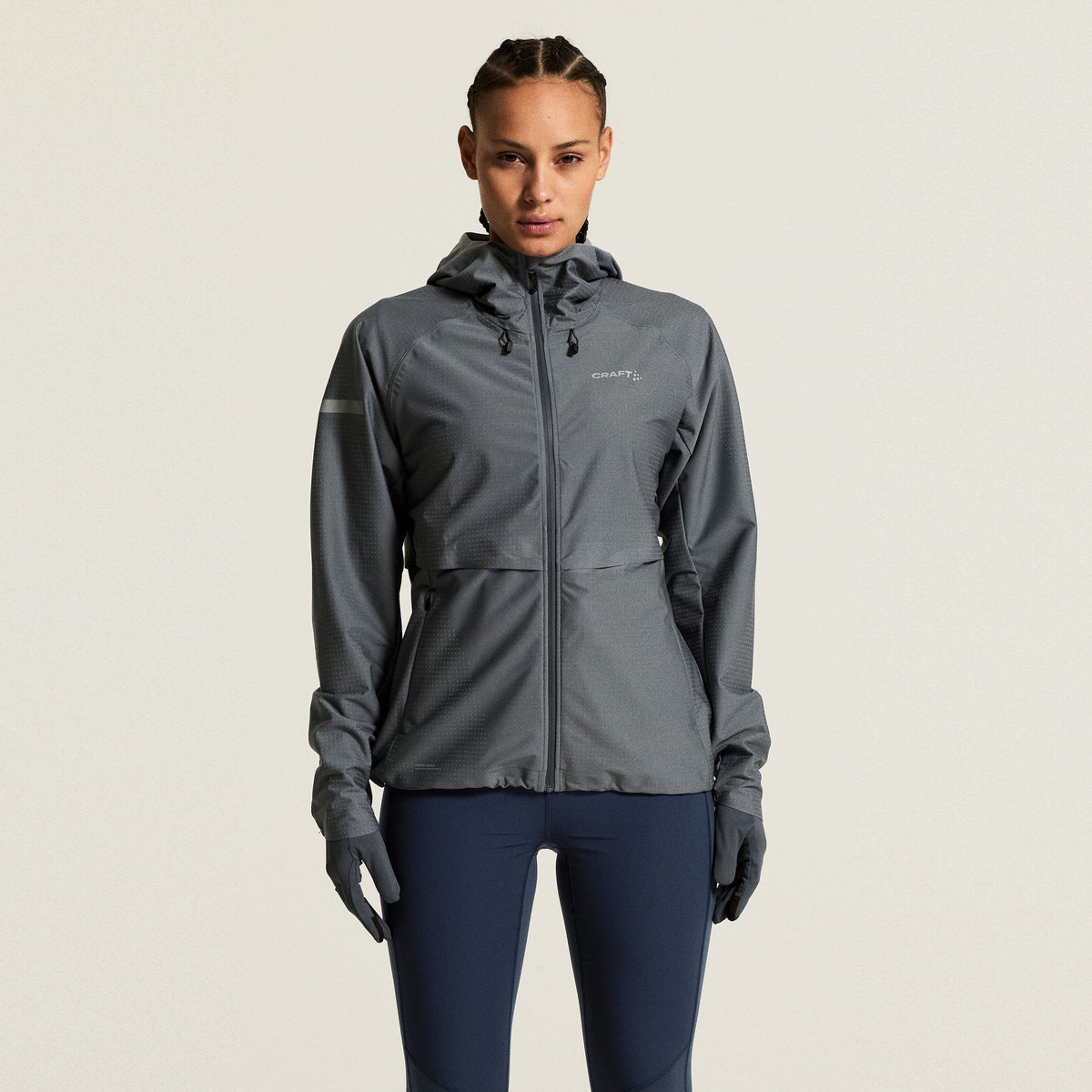 Craft Pro Hydro Running jacket Women - anthracite, grey