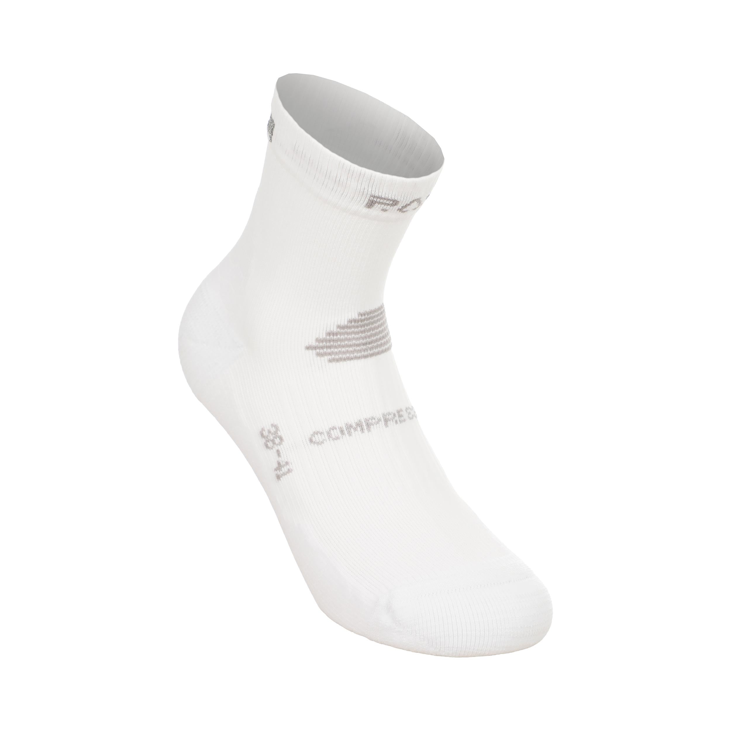 P.A.C. RN 6.2 Reflective Pro Mid Compression Compression Socks Women - white, white