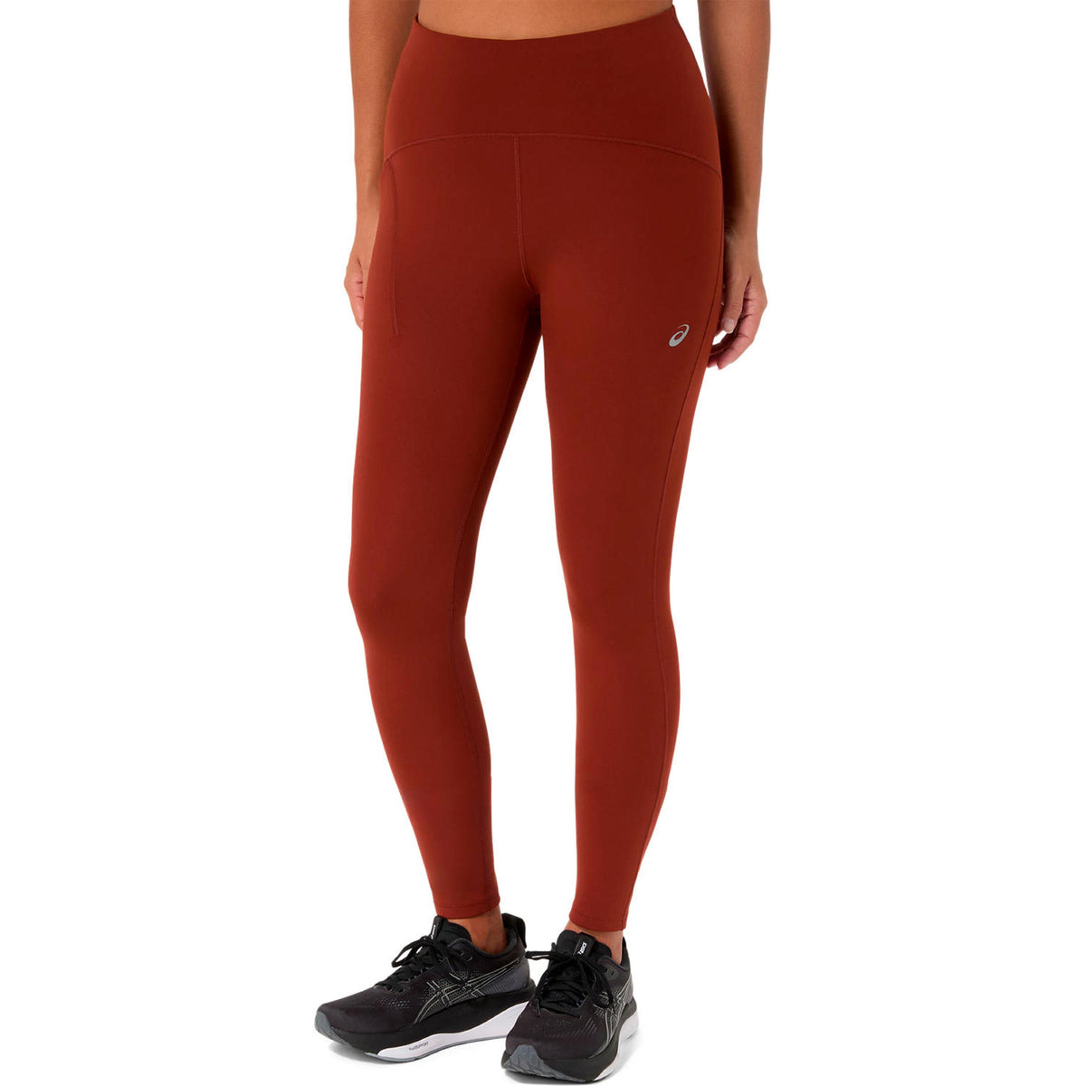 ASICS Road Winter High Waist  Running tights Women - dark red