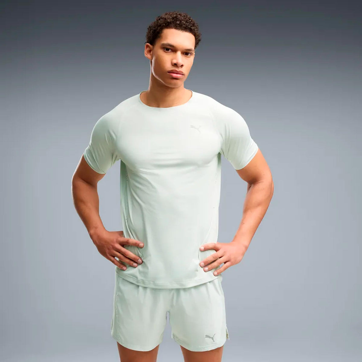 Puma Everyday Cloudspun  Running shirt Men - light green