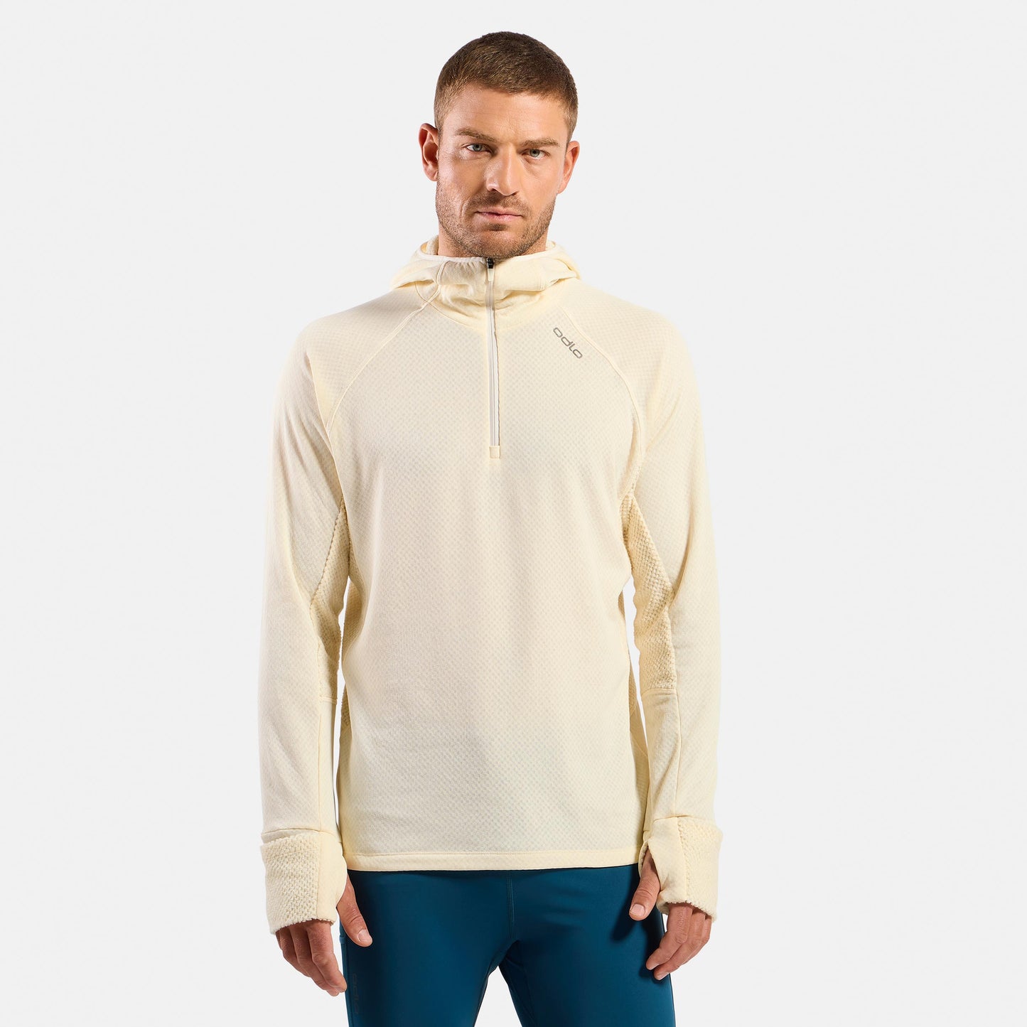 Odlo X-Alp Midlayer  Running shirt Men - cream