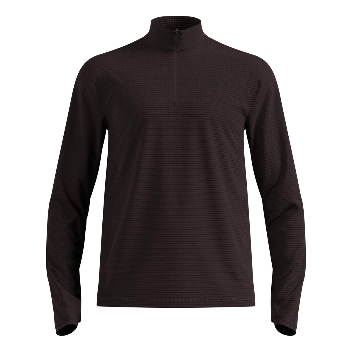 Odlo Essential Thermal Midlayer 1/2 Zip Running shirt Men - brown
