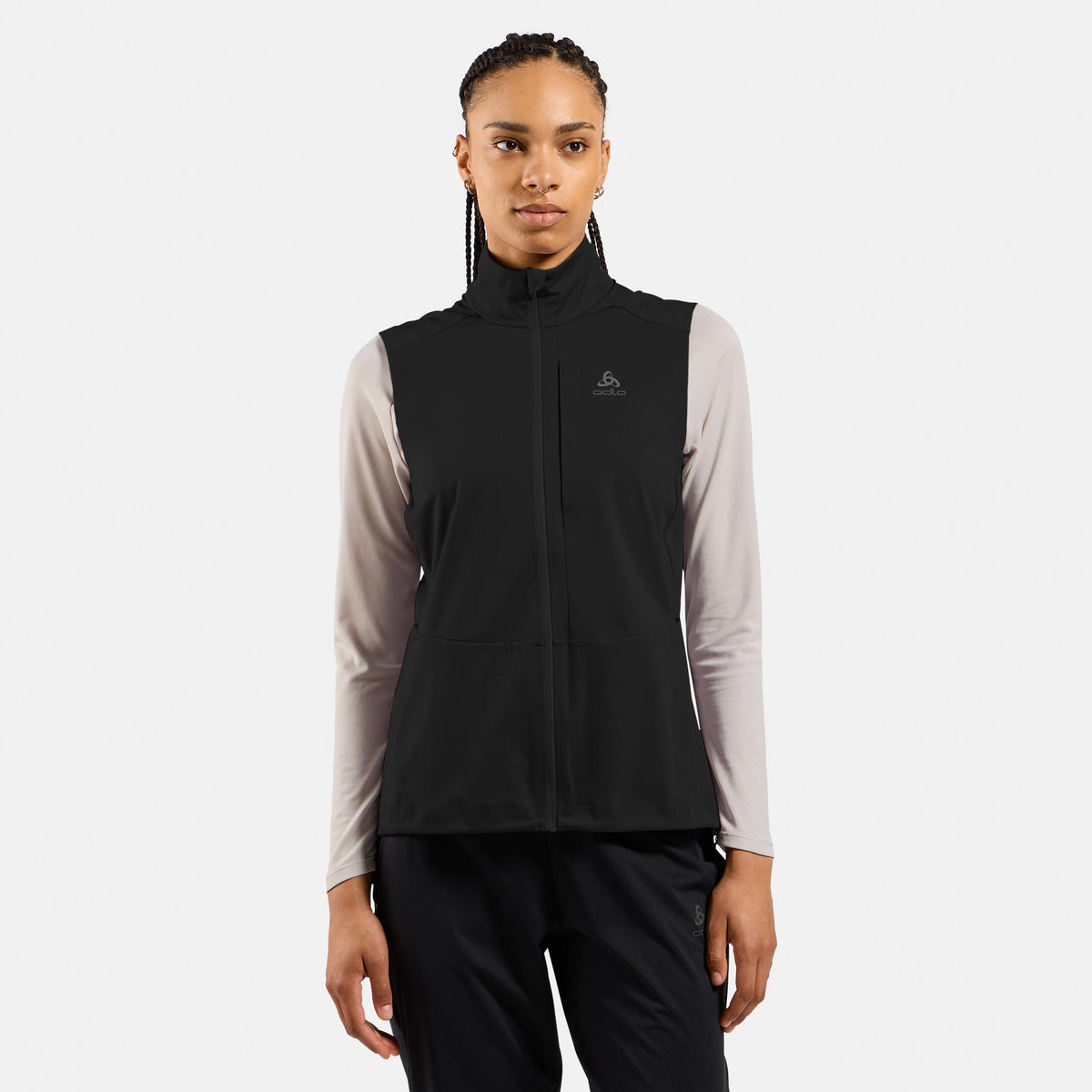 Odlo Zeroweight Warm  Running vests Women - black