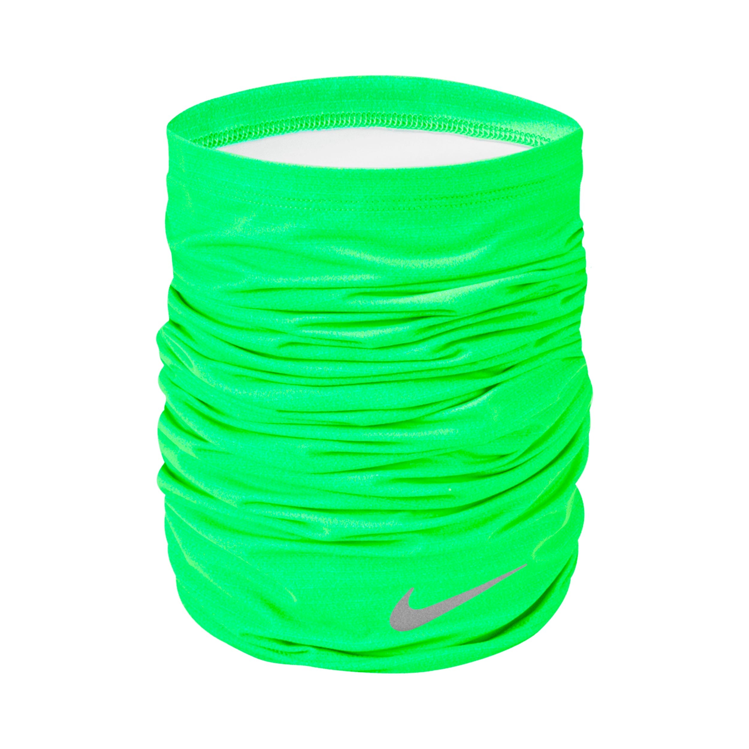 Nike Dri-Fit Wrap 2.0 Neckwarmer Unisex - neon green, silver