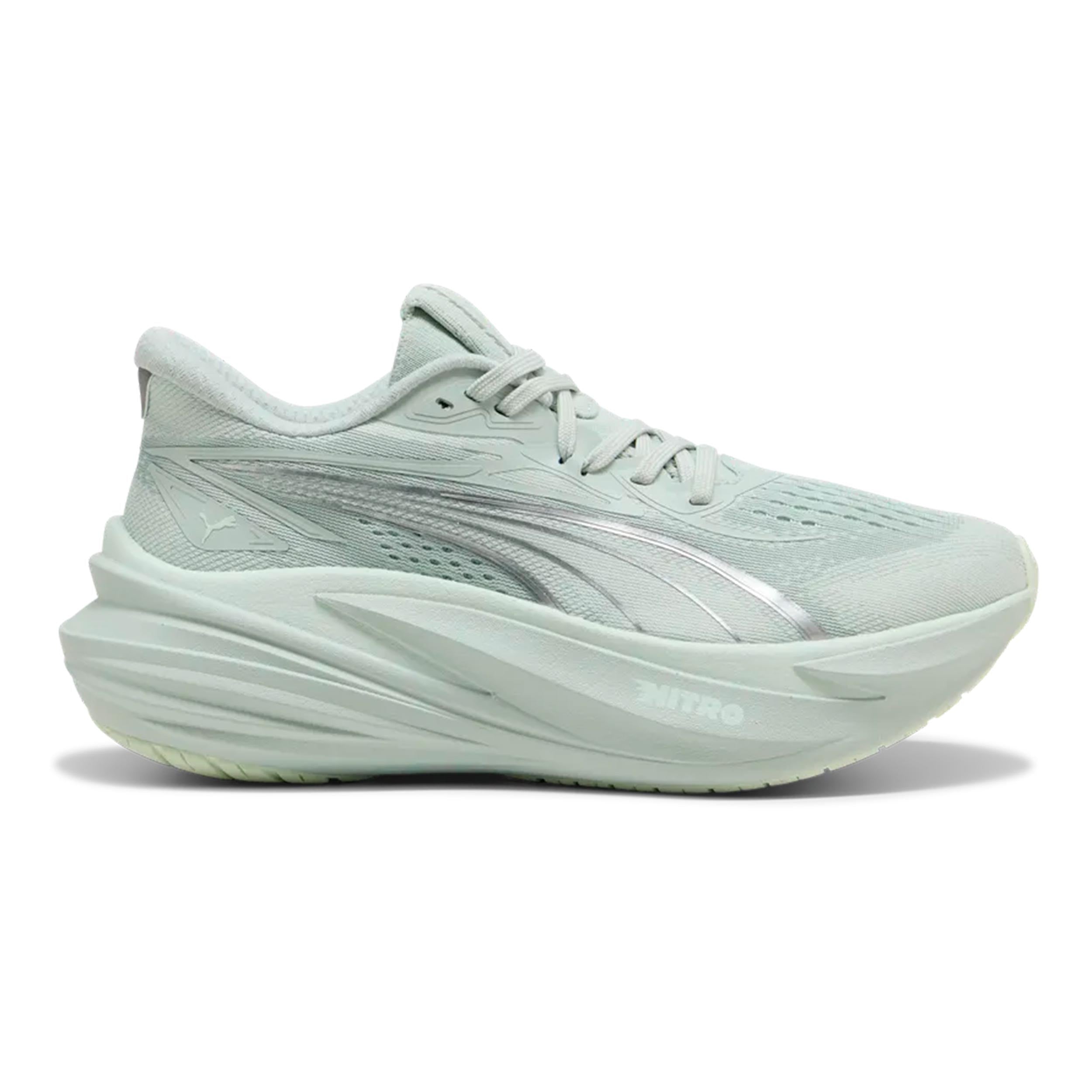 Puma MagMax Nitro 2 Neutral running shoe Women - light green, silver