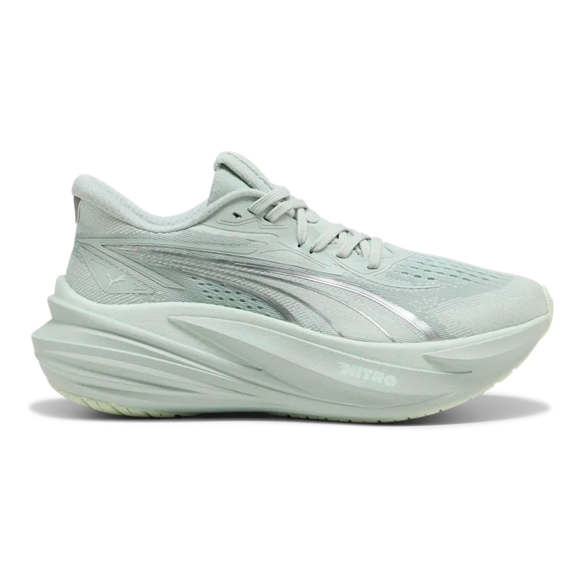 Puma MagMax Nitro 2 Neutral running shoe Women - light green, silver
