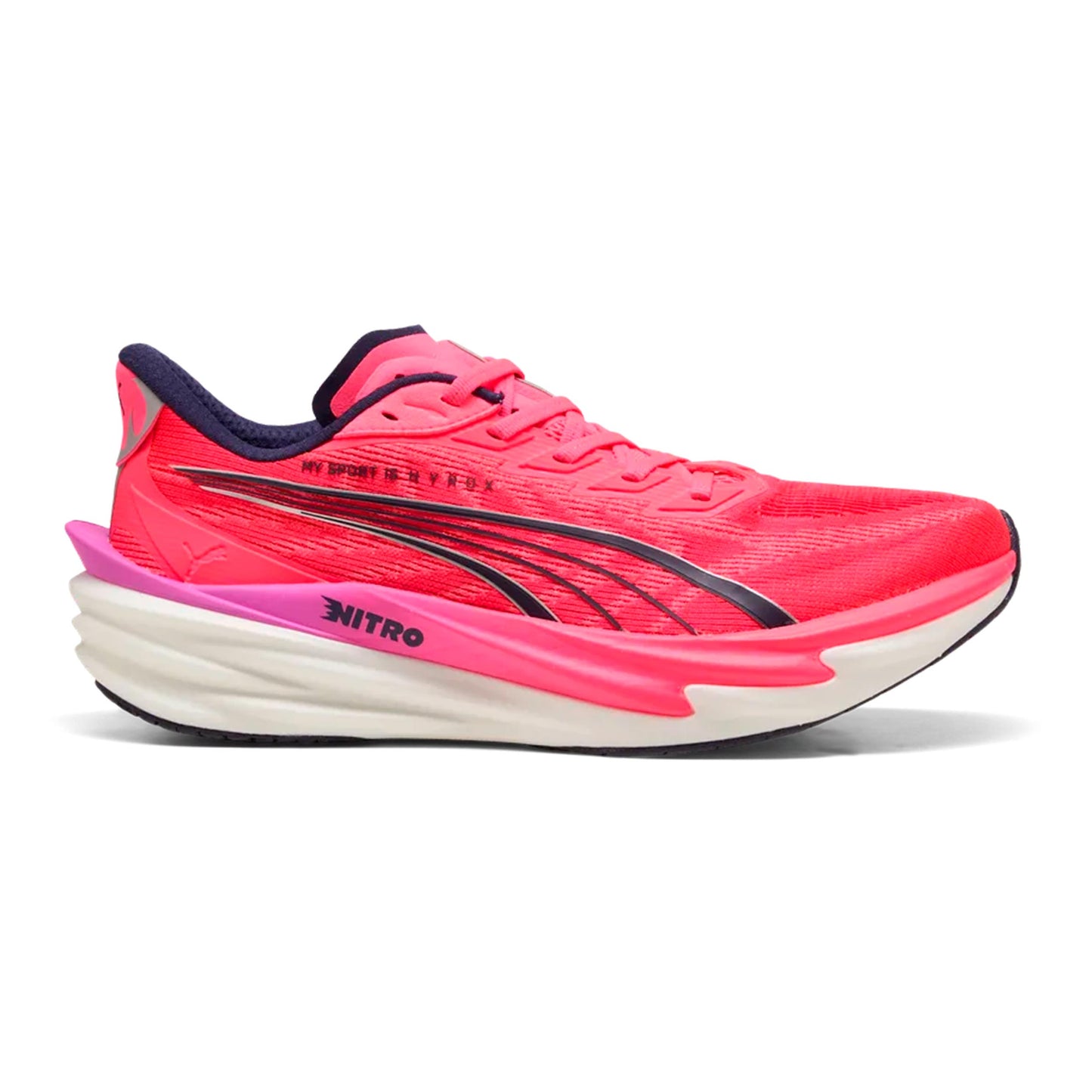 Puma Deviate Nitro 4 HYROX Neutral running shoe Men-white, violet