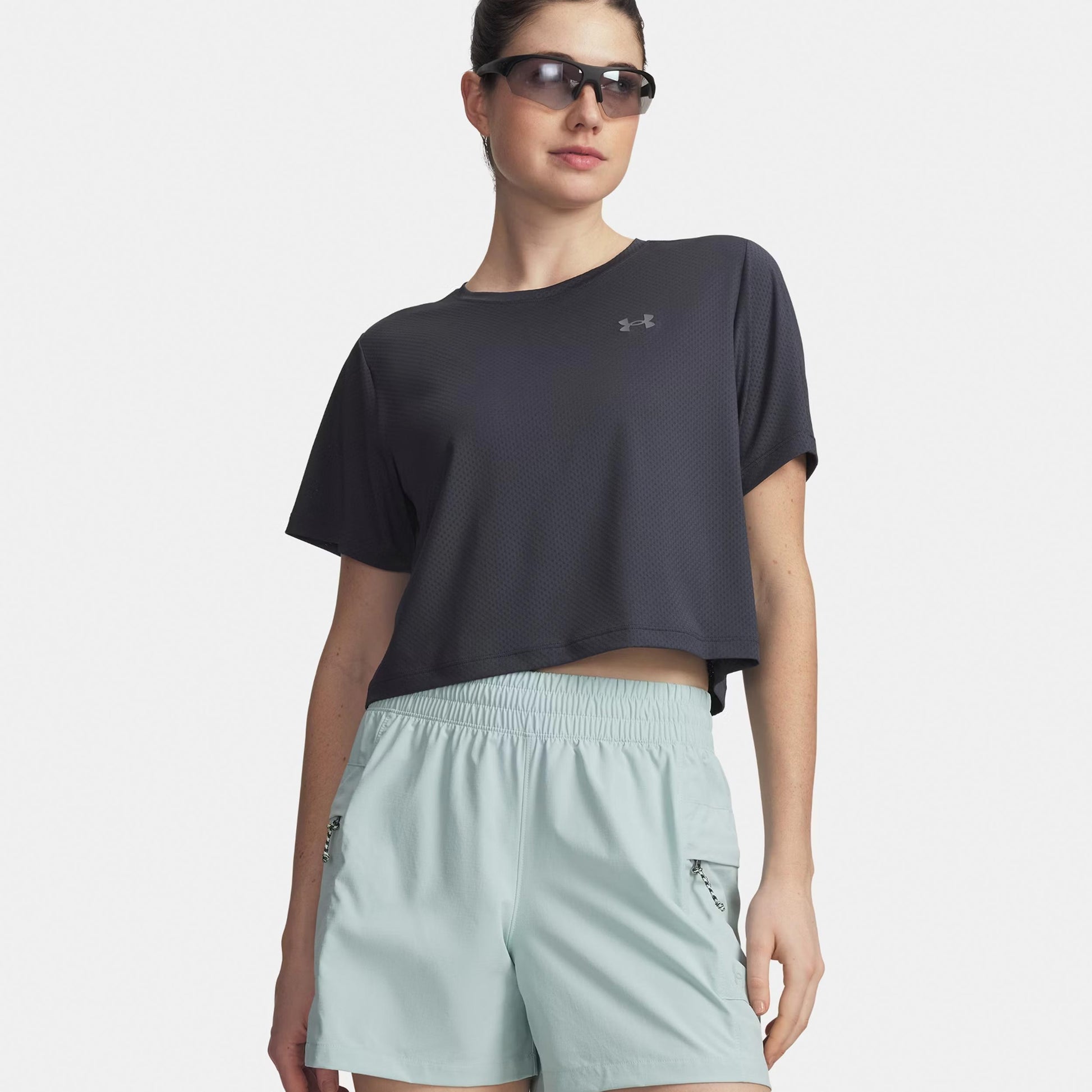 Under Armour Explor Trail Run Graphic  Running shirt Women-anthracite, anthracite
