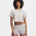 Explor Trail Run Graphic  Running shirt Women-white, violet