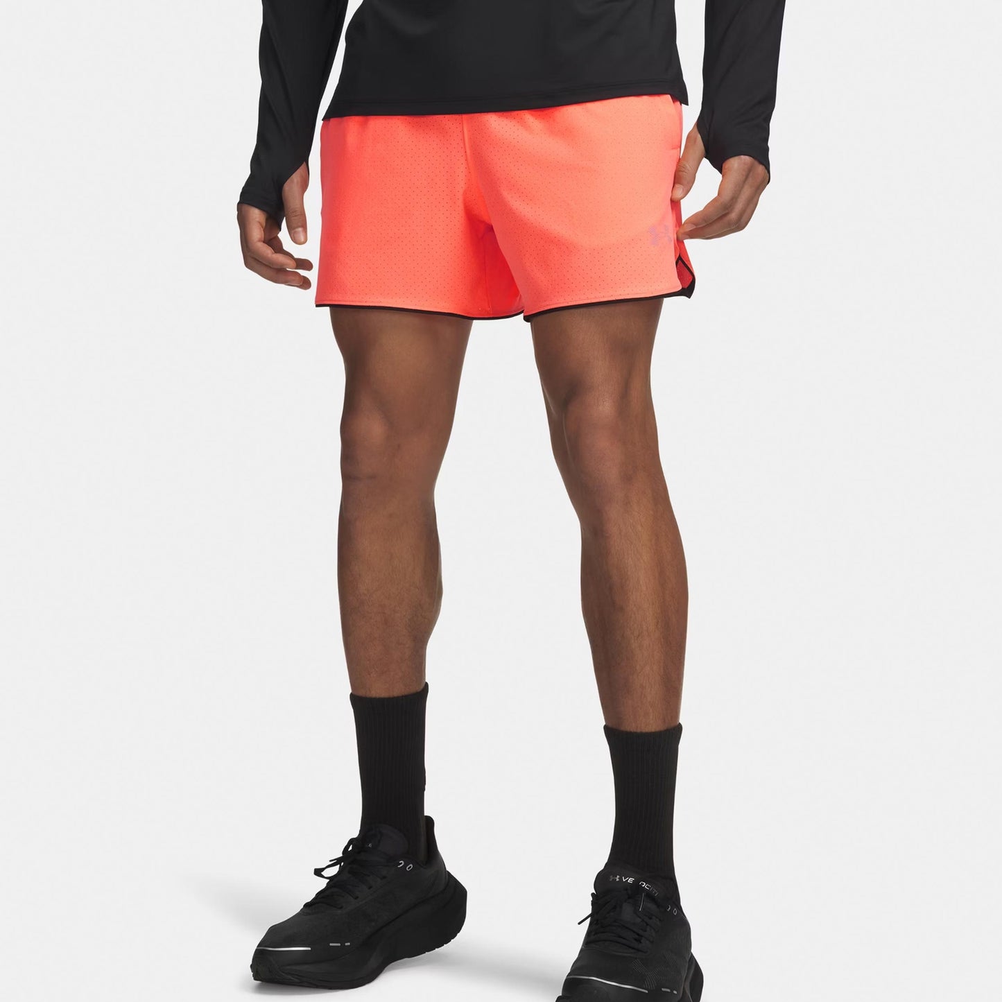 Under Armour Velociti Pro Vent 5in  Running shorts Men - orange, silver