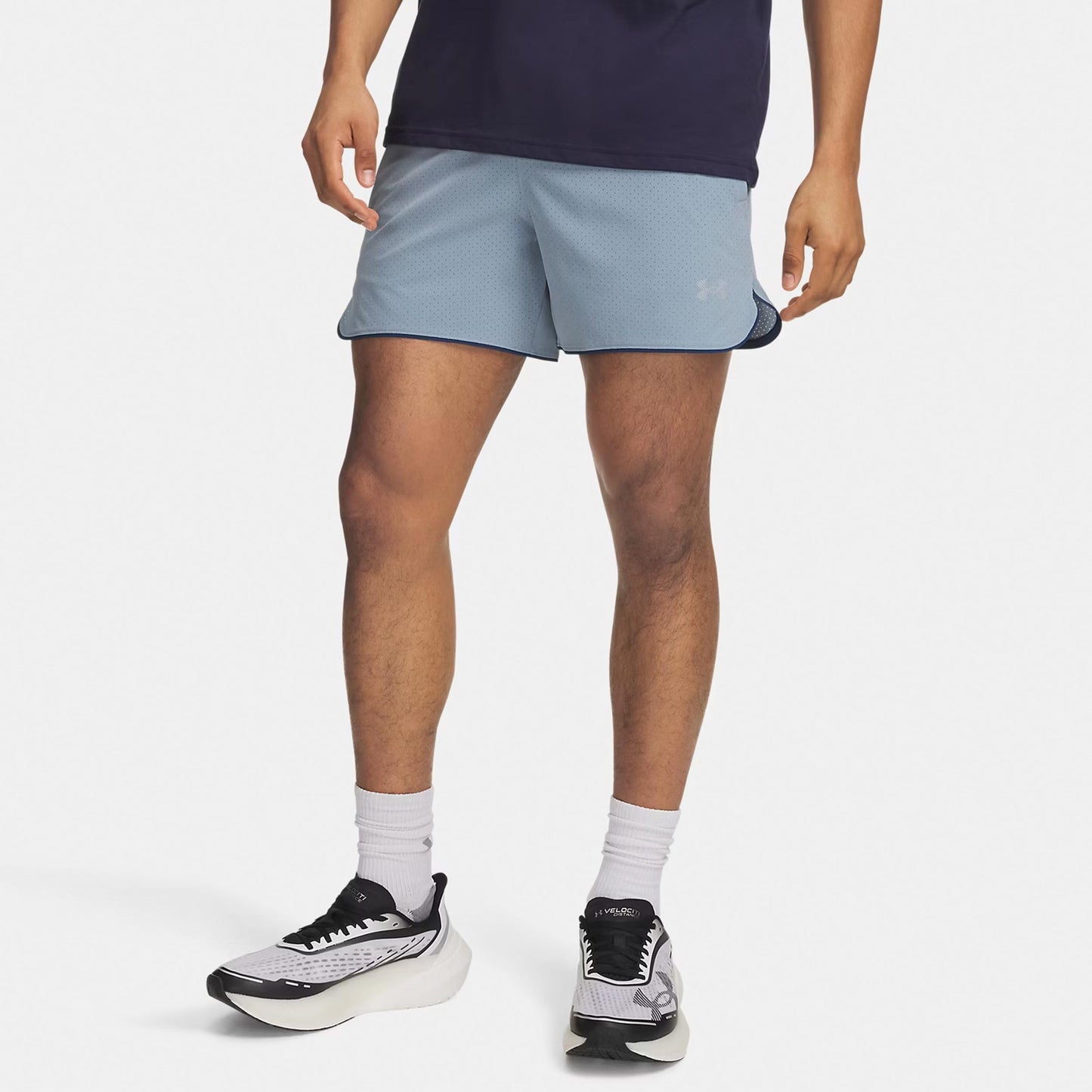 Under Armour Velociti Pro Vent 5in  Running shorts Men - blue grey