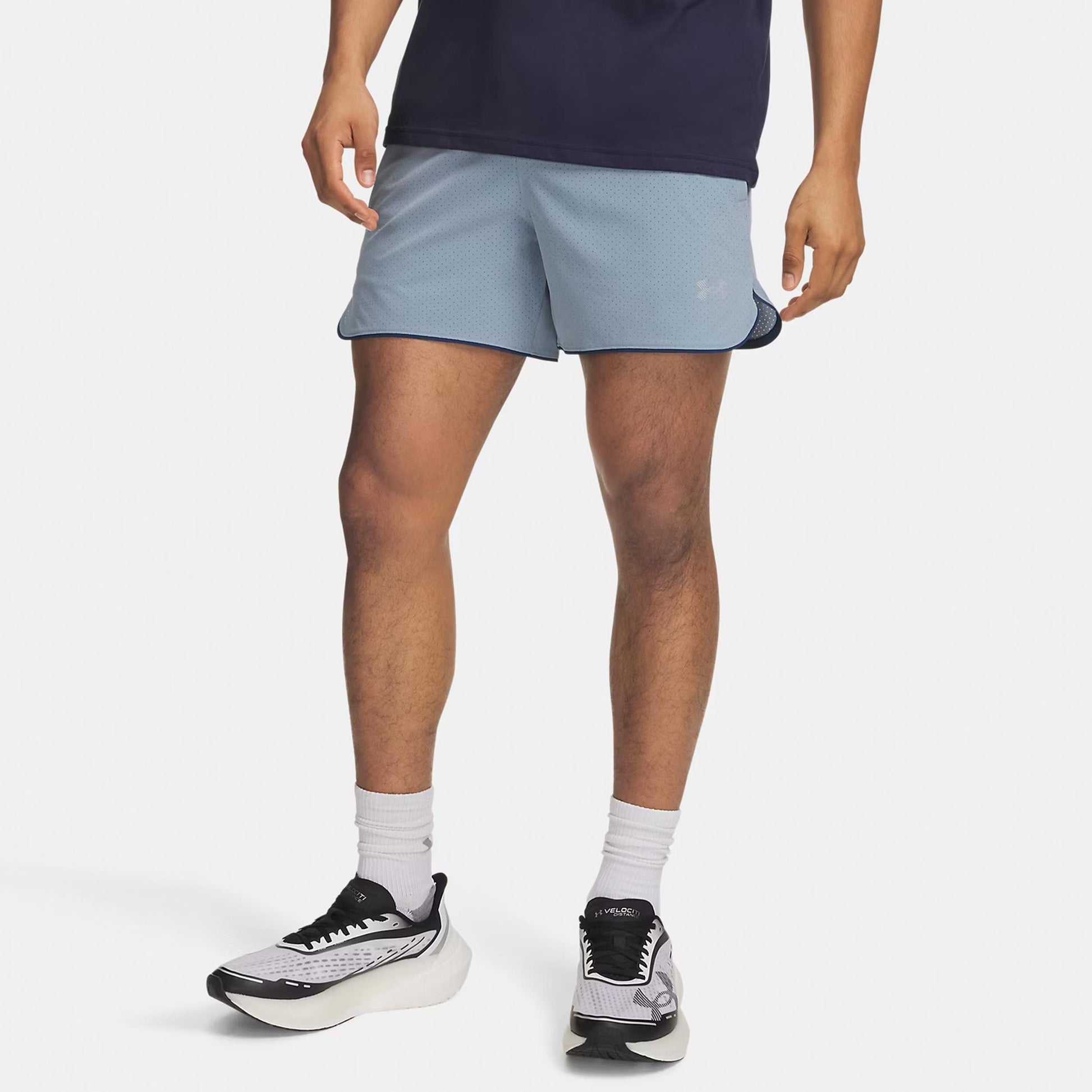 Under Armour Velociti Pro Vent 5in  Running shorts Men - blue grey