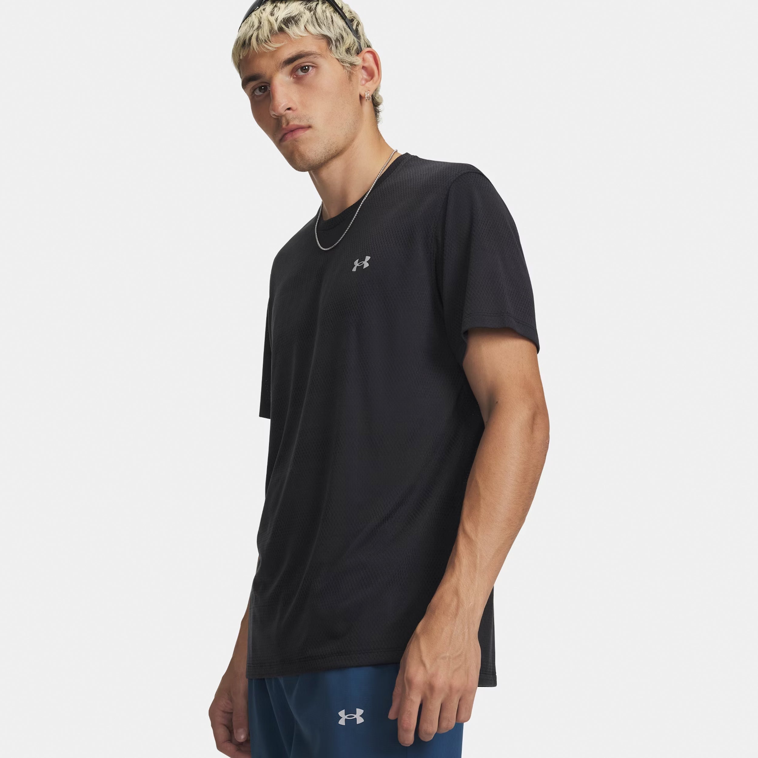 Under Armour Velociti  Running shirt Men - black, silver