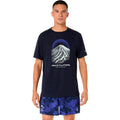 Fujitrail Logo  Running shirt Men - dark blue, blue