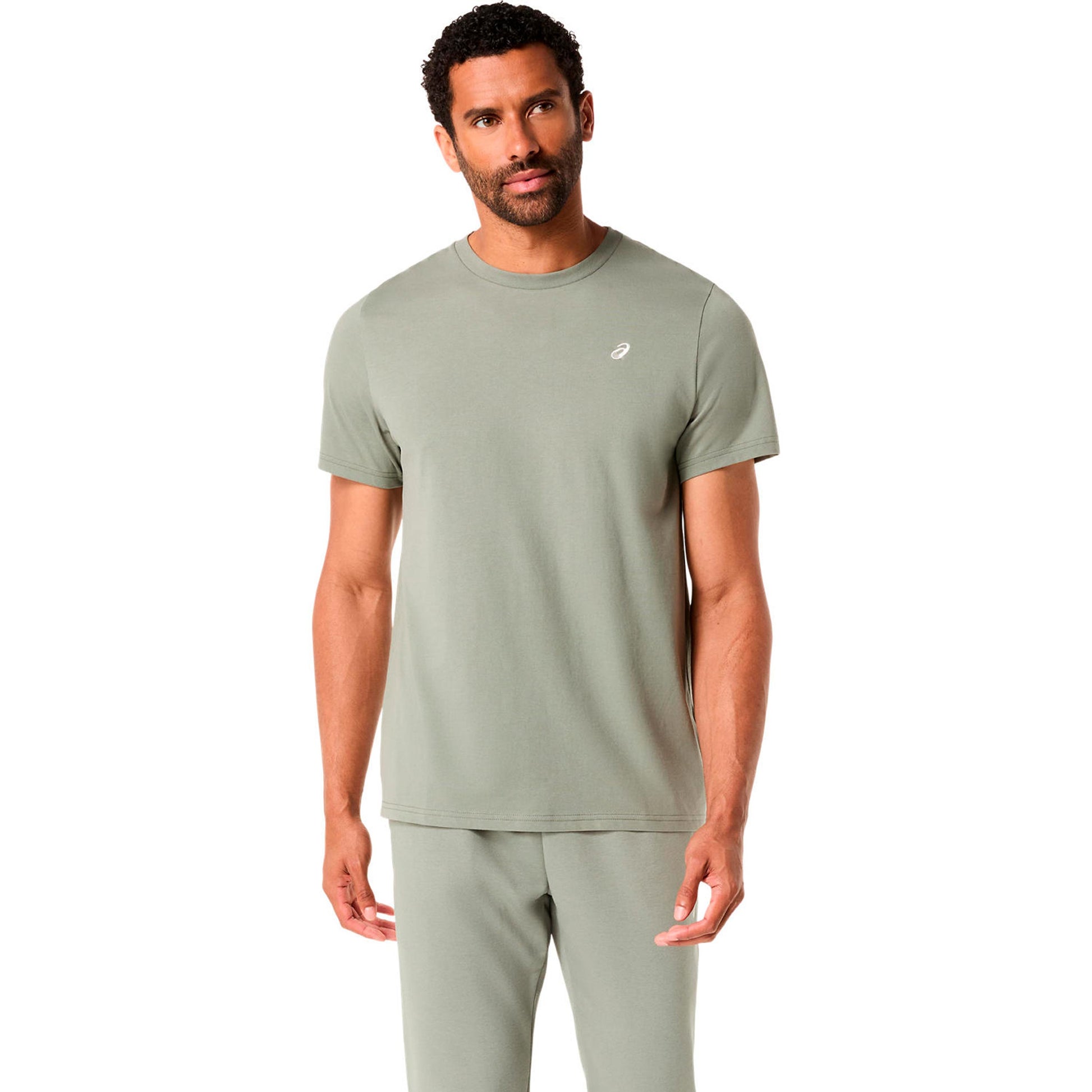 ASICS Spiral Embroidery Running shirt Men-green