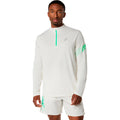 Icon 1/2 Zip Running shirt Men-beige, green