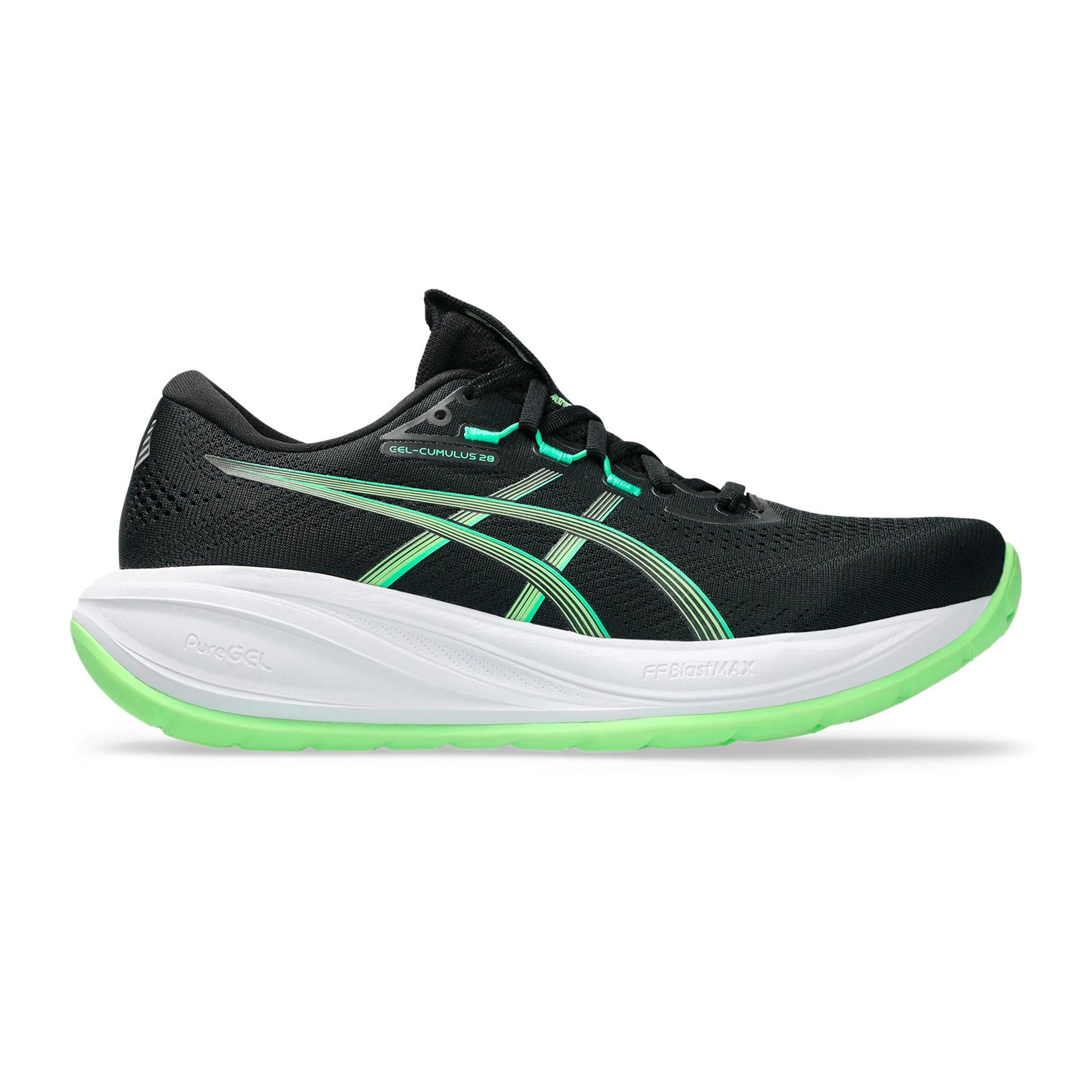 ASICS Gel-Cumulus 28 Neutral running shoe Men-black, green