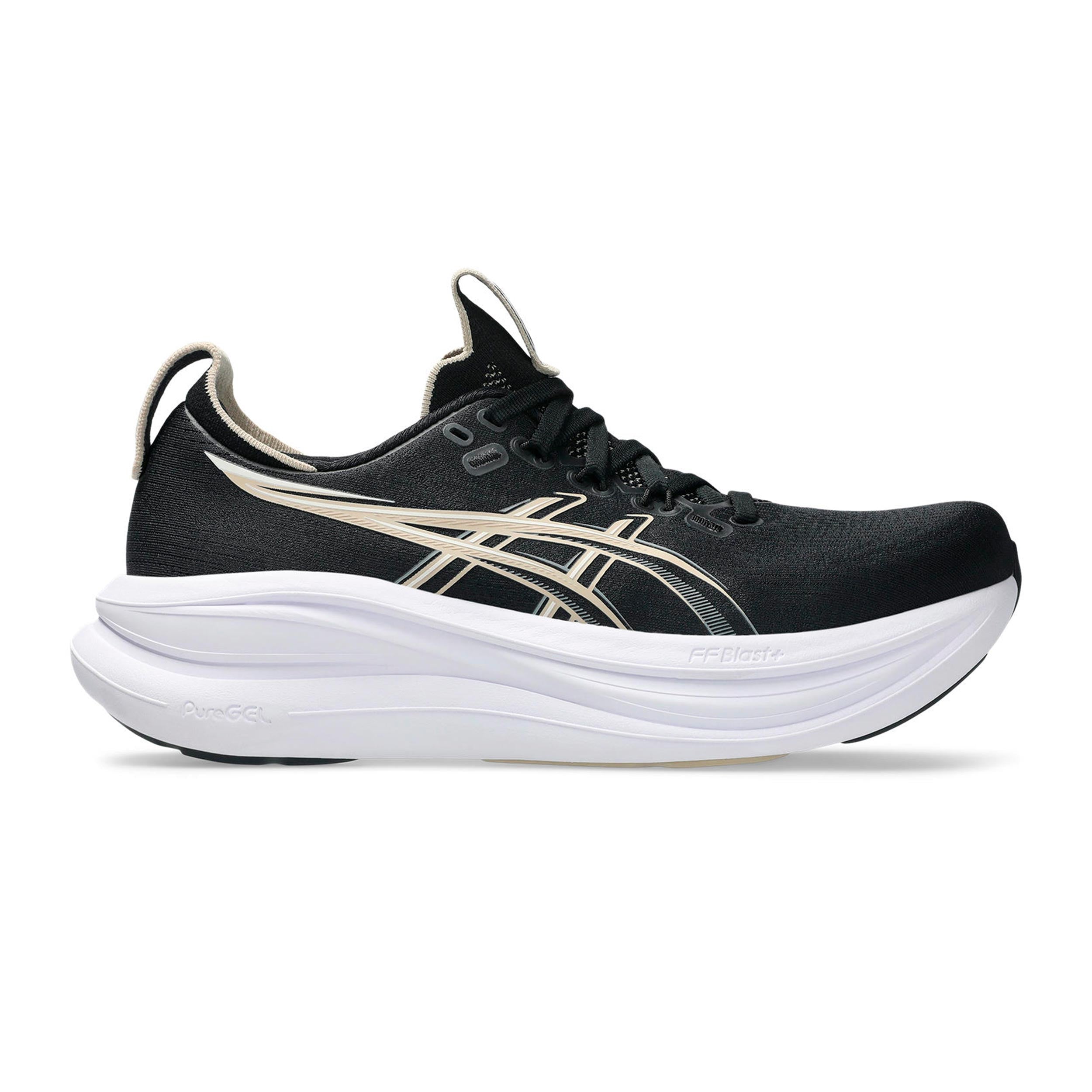 ASICS GEL-NIMBUS 28 Neutral running shoe Women - black, cream