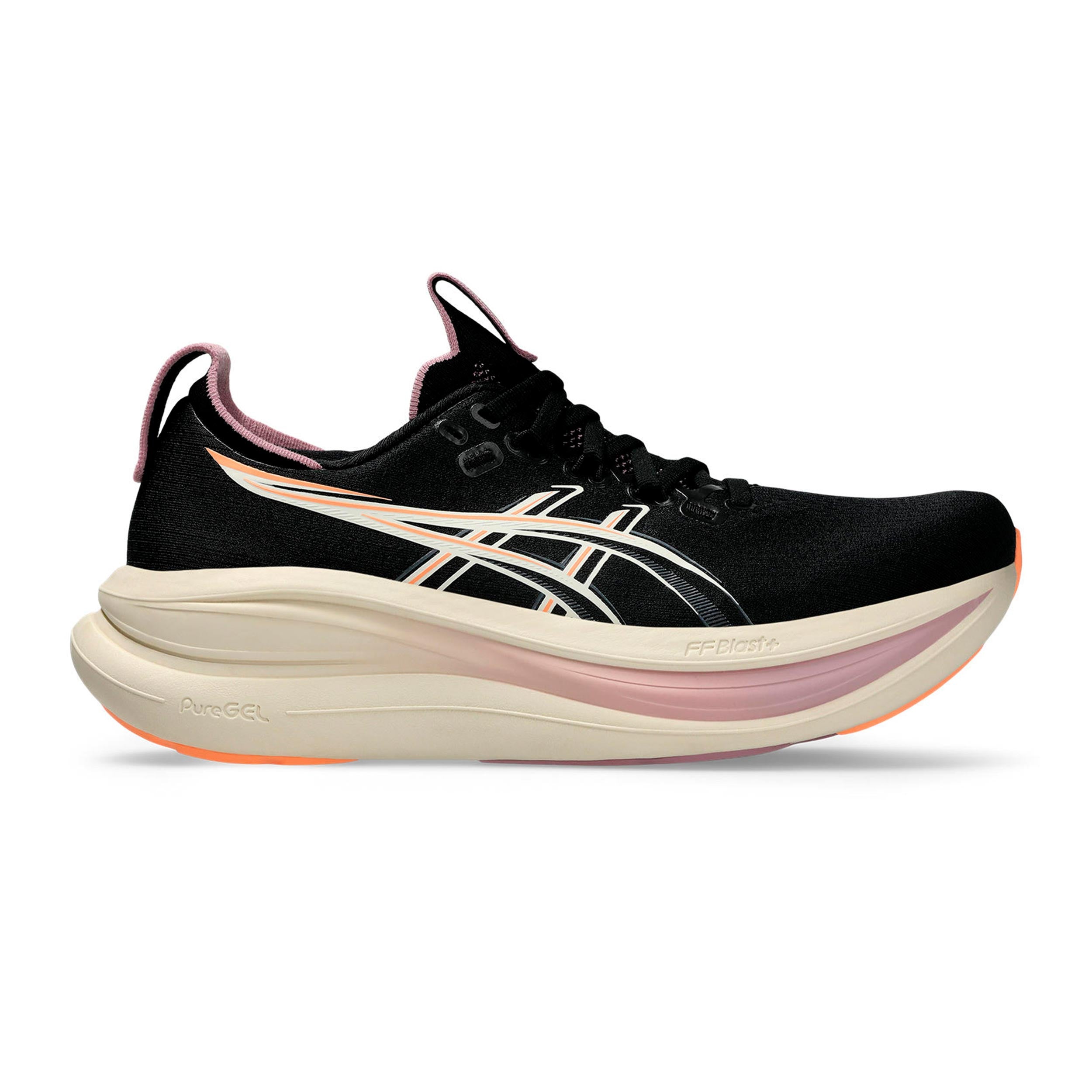 ASICS GEL-NIMBUS 28 Neutral running shoe Women - black, lilac